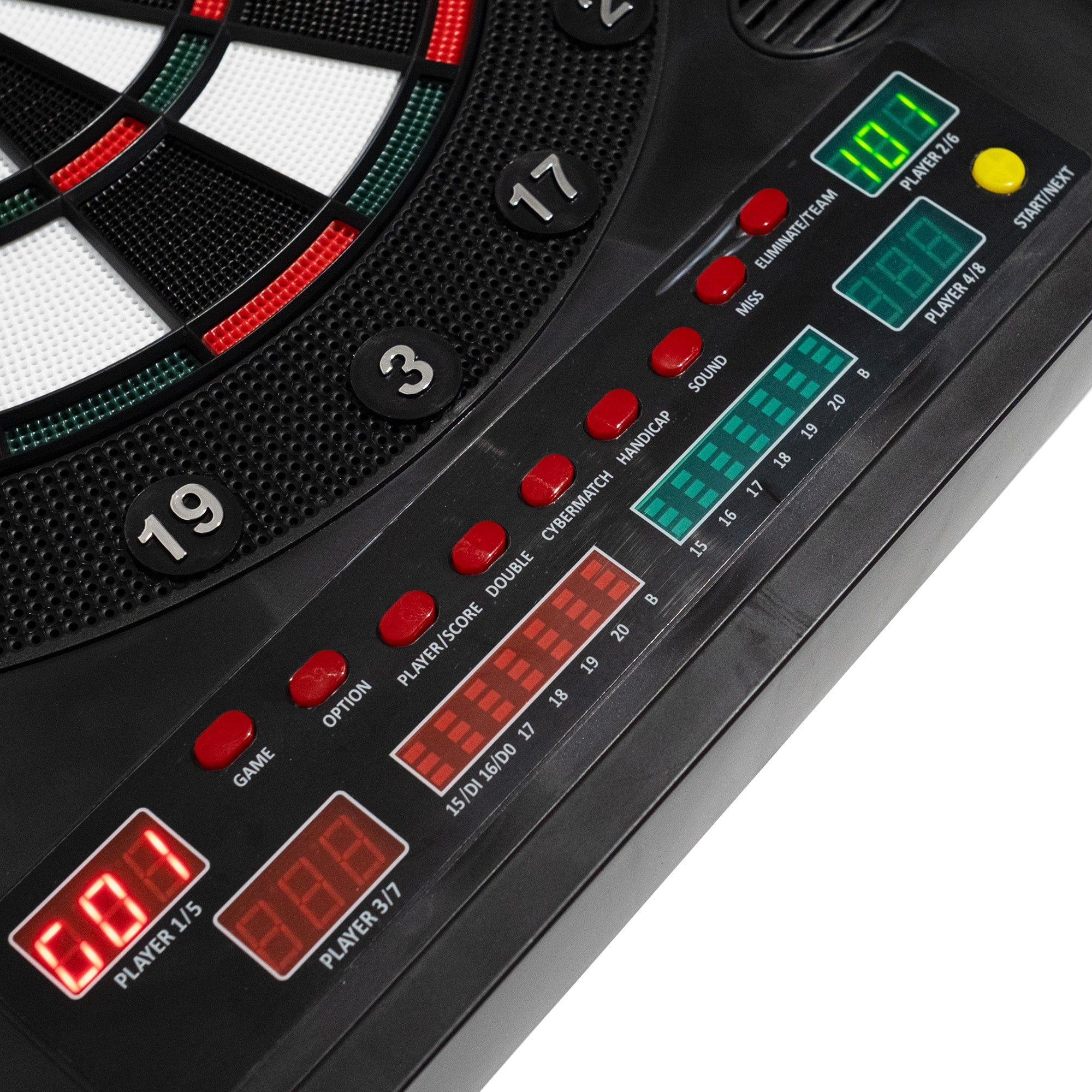 Ruthless R500 Electonic Dartboard in Cabinet - Soft Tip - inc 4 sets of Darts - 8 players-27 Games - Image 5