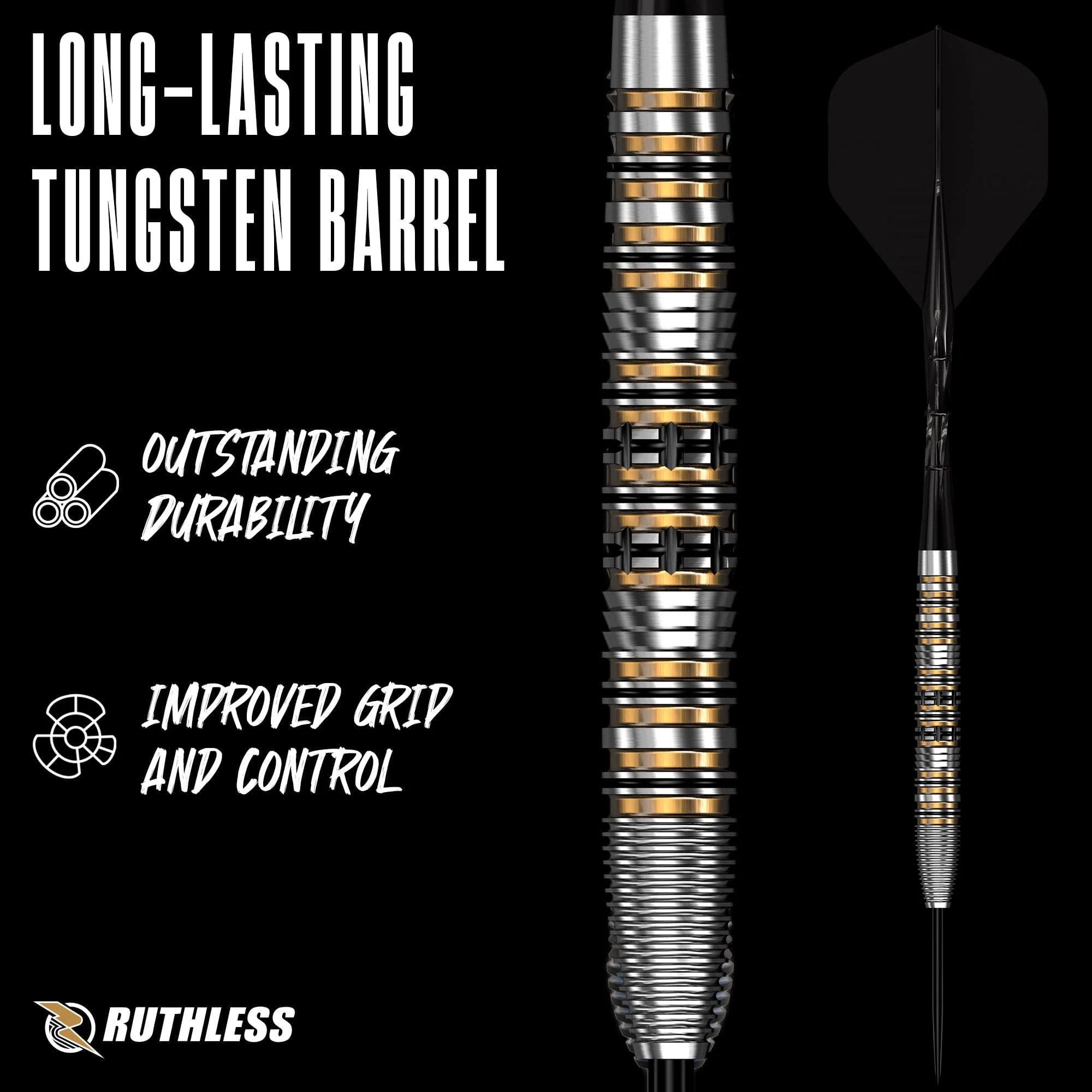 Ruthless Sandstorm Darts - Steel Tip - 90% Tungsten - Image 6