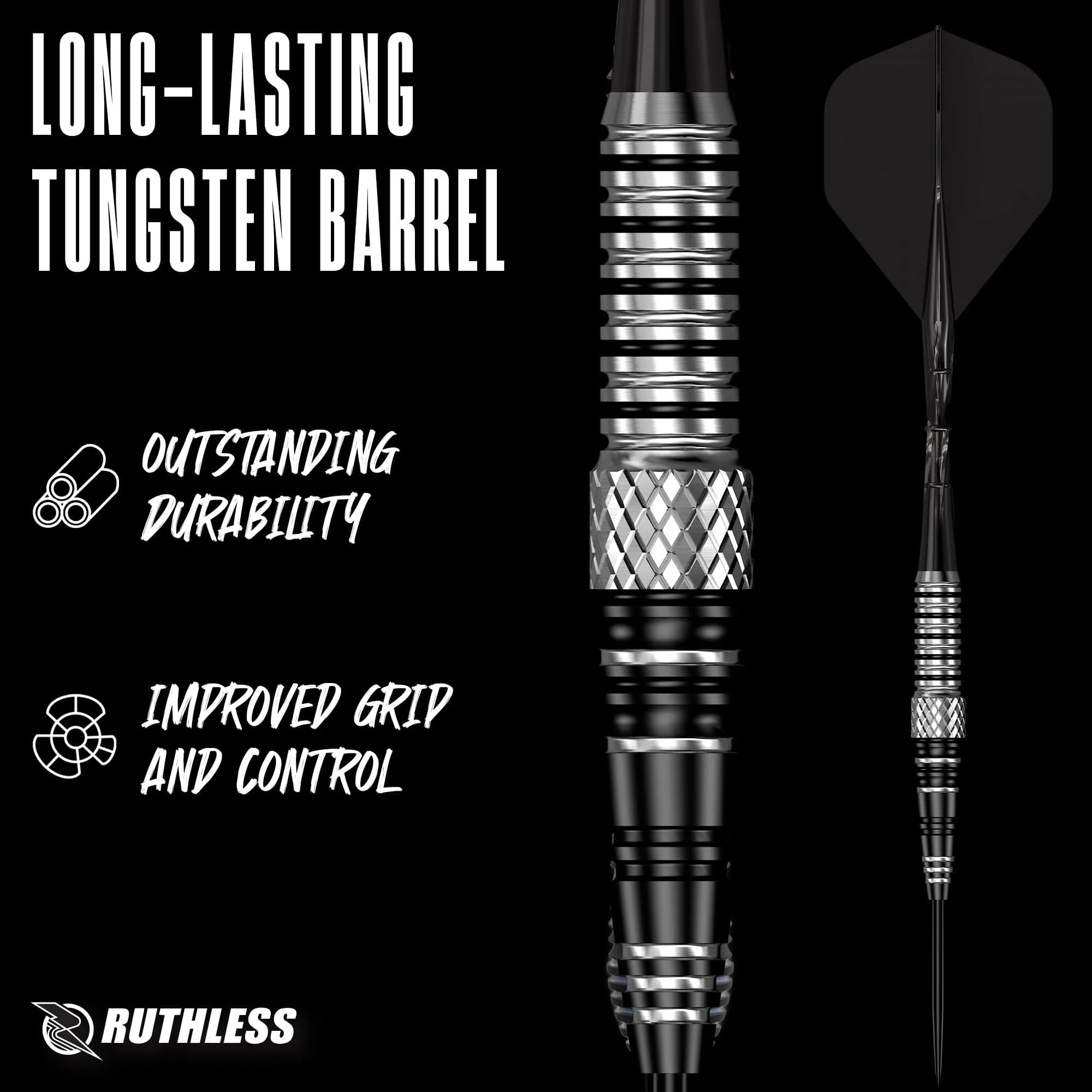 Ruthless Thunderstorm Darts - Steel Tip - 90% Tungsten - Image 6