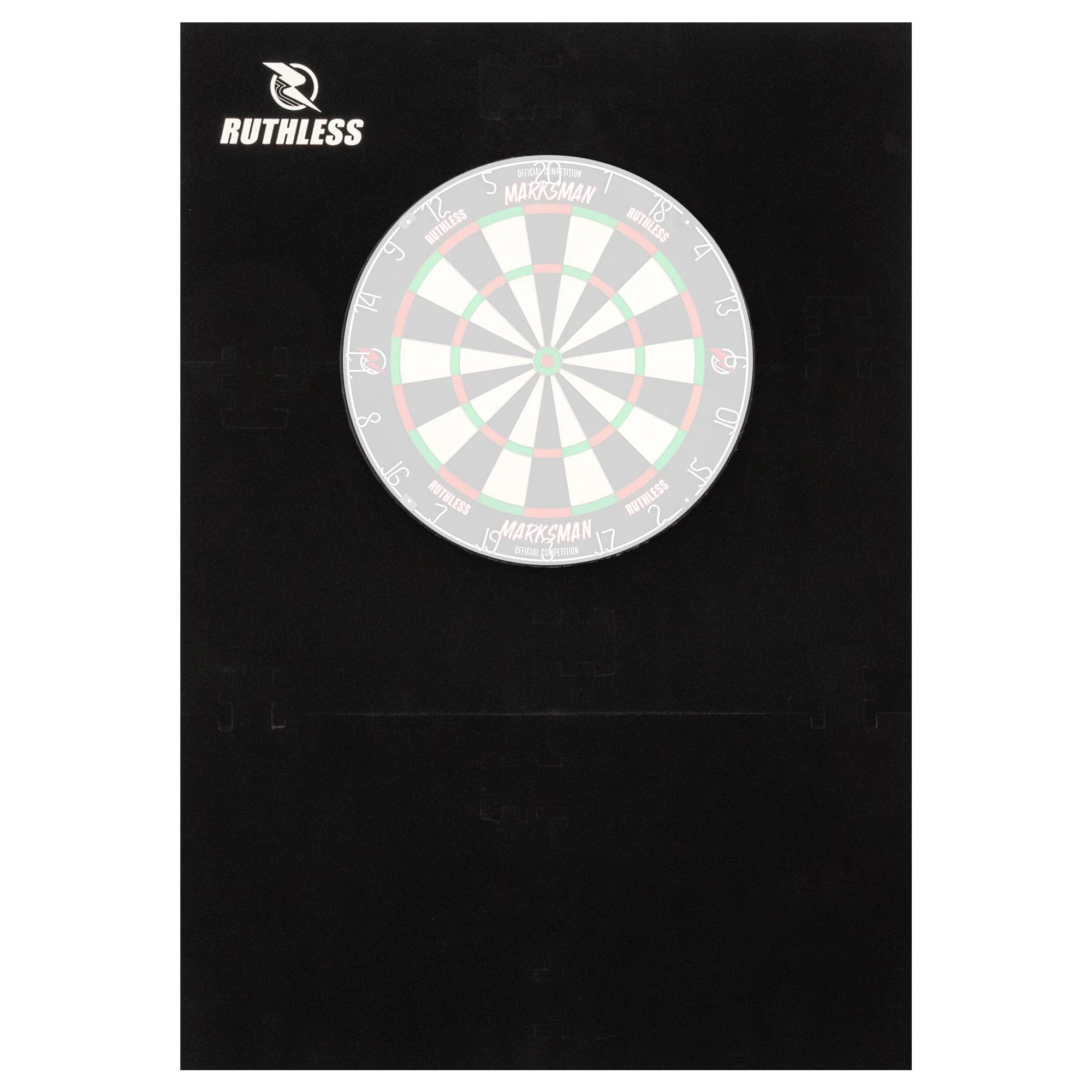 Ruthless XL Jigsaw Surround - EVA Dartboard Surround - Black