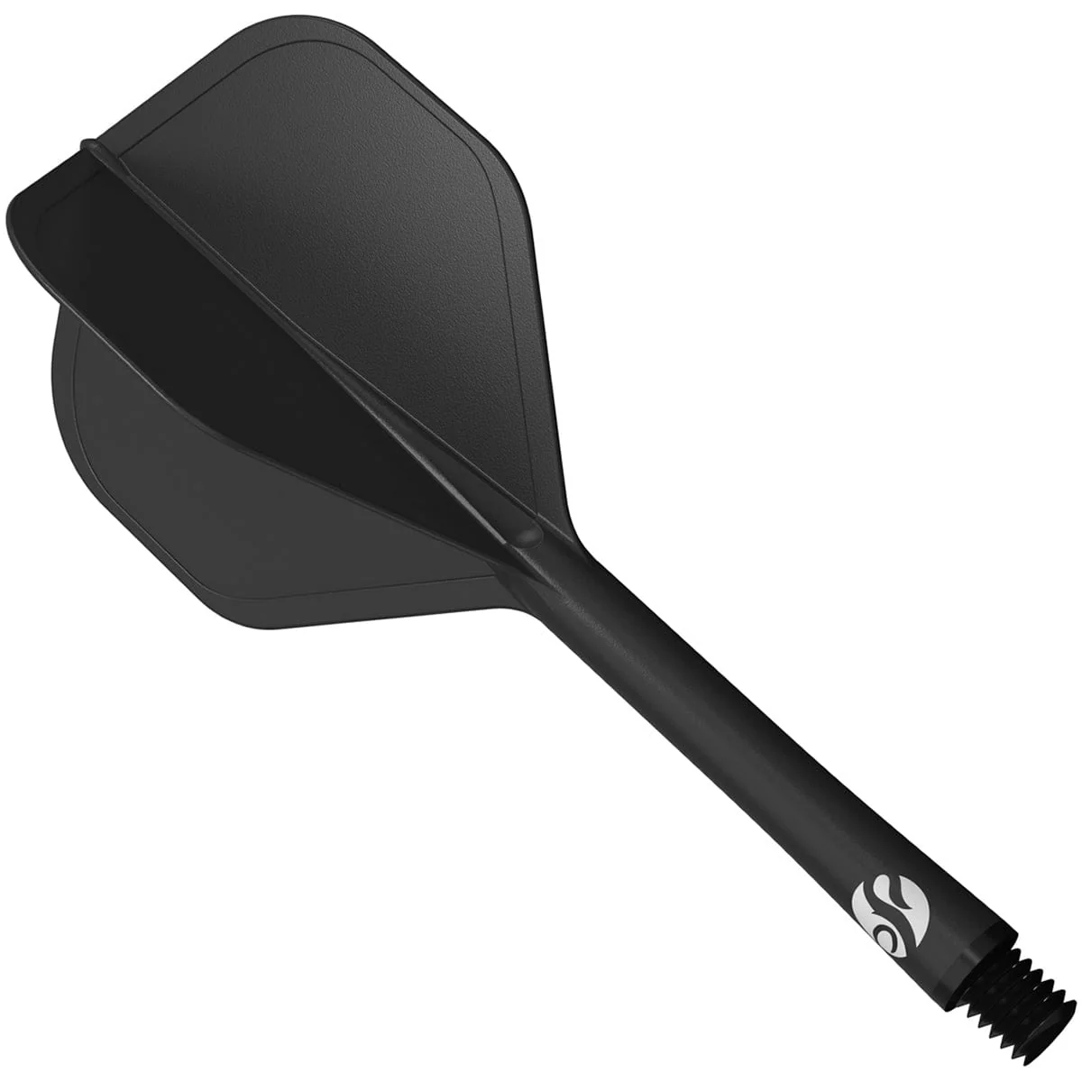 Shot Flight Deck - One Piece Dart Flight and Shaft System - Black - Image 2