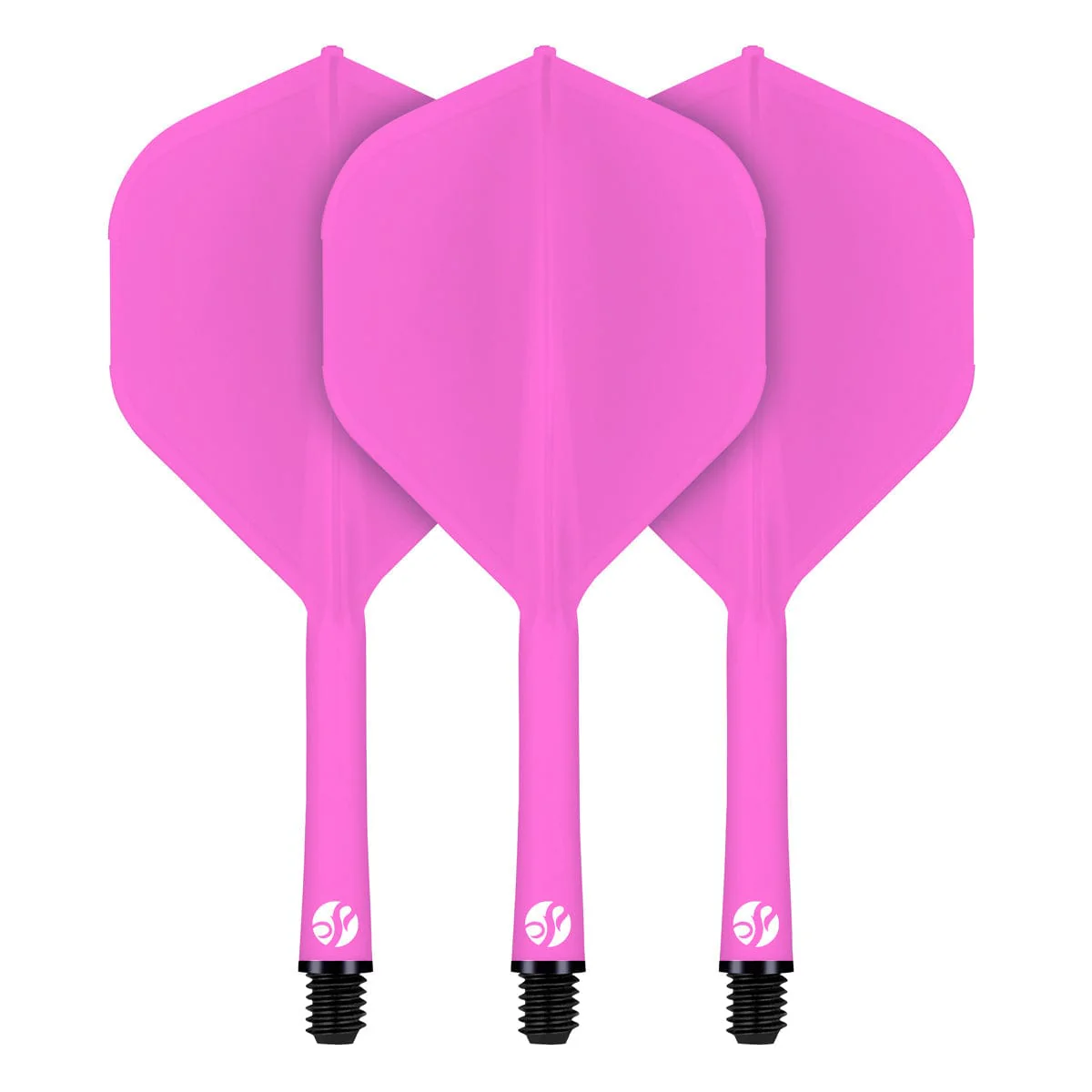 Shot Flight Deck - One Piece Dart Flight and Shaft System - Pink - Image 5