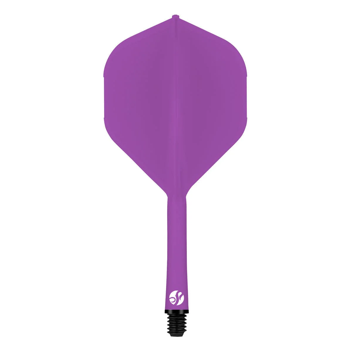 Shot Flight Deck - One Piece Dart Flight and Shaft System - Purple - Image 2