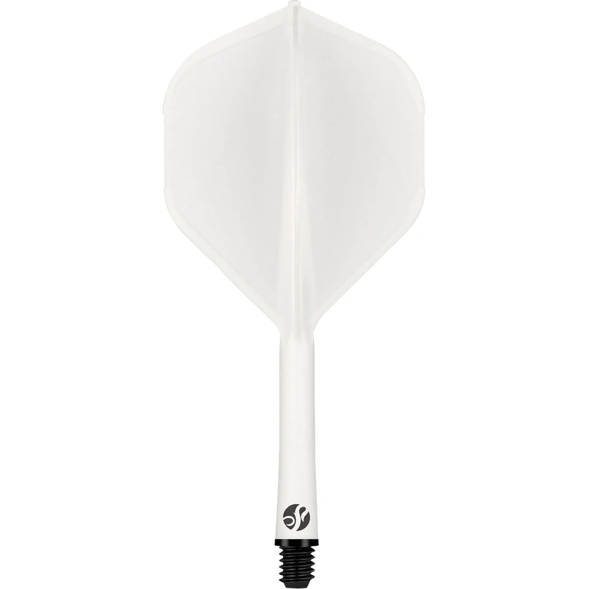 Shot Flight Deck - One Piece Dart Flight and Shaft System - White - Image 3