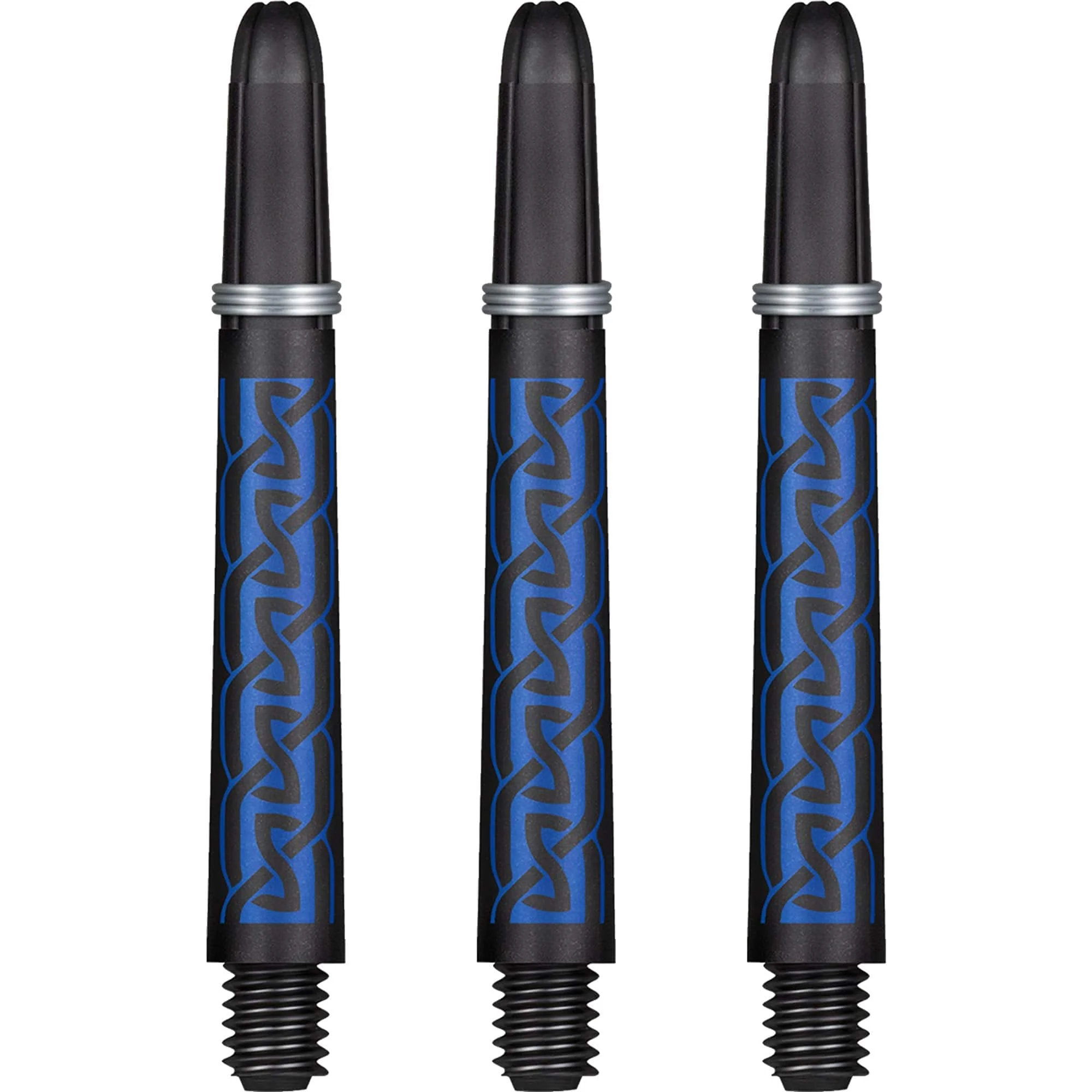 Shot Koi Carbon Dart Shafts - with Springs - Pakati Blue - Image 2