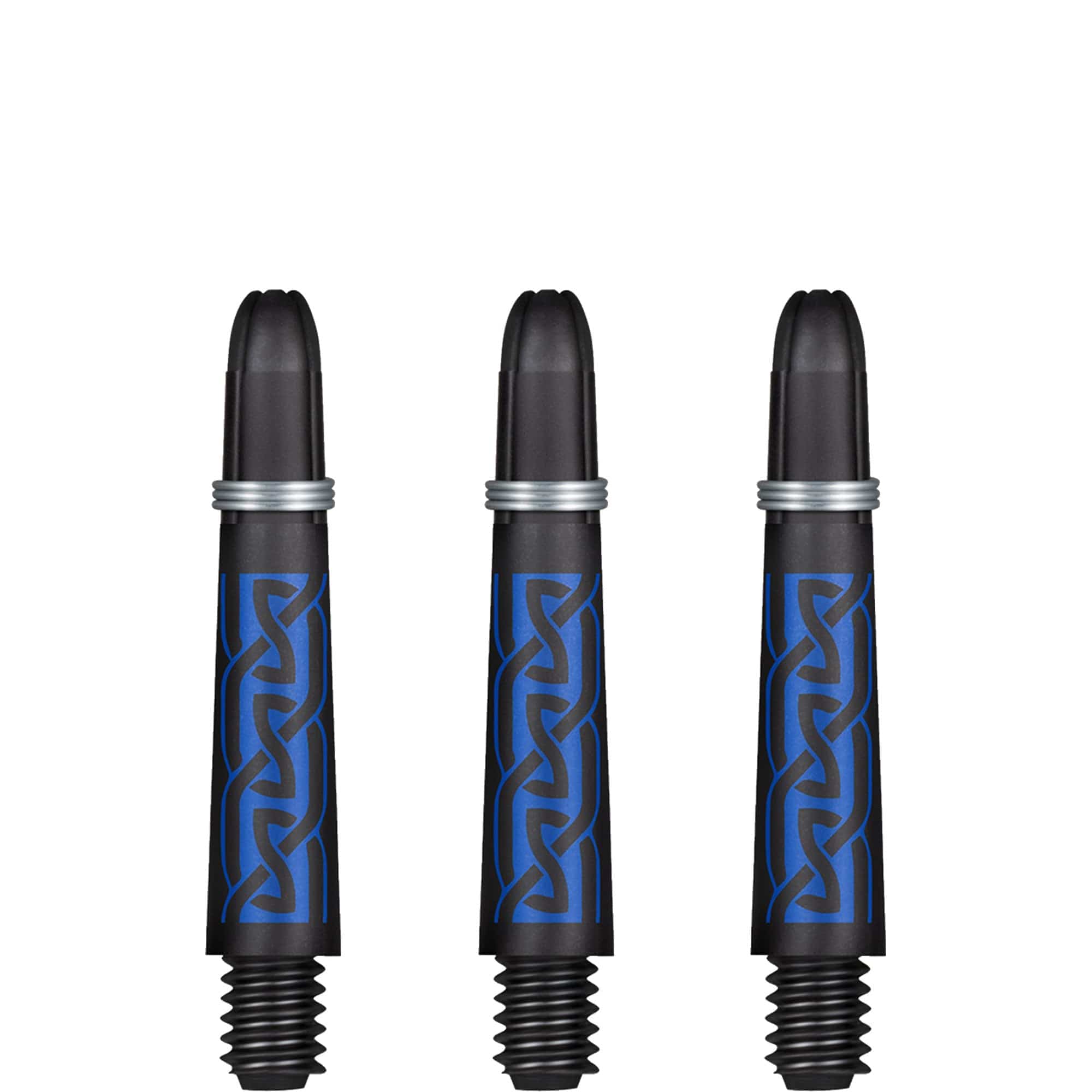 Shot Koi Carbon Dart Shafts - with Springs - Pakati Blue - Image 3