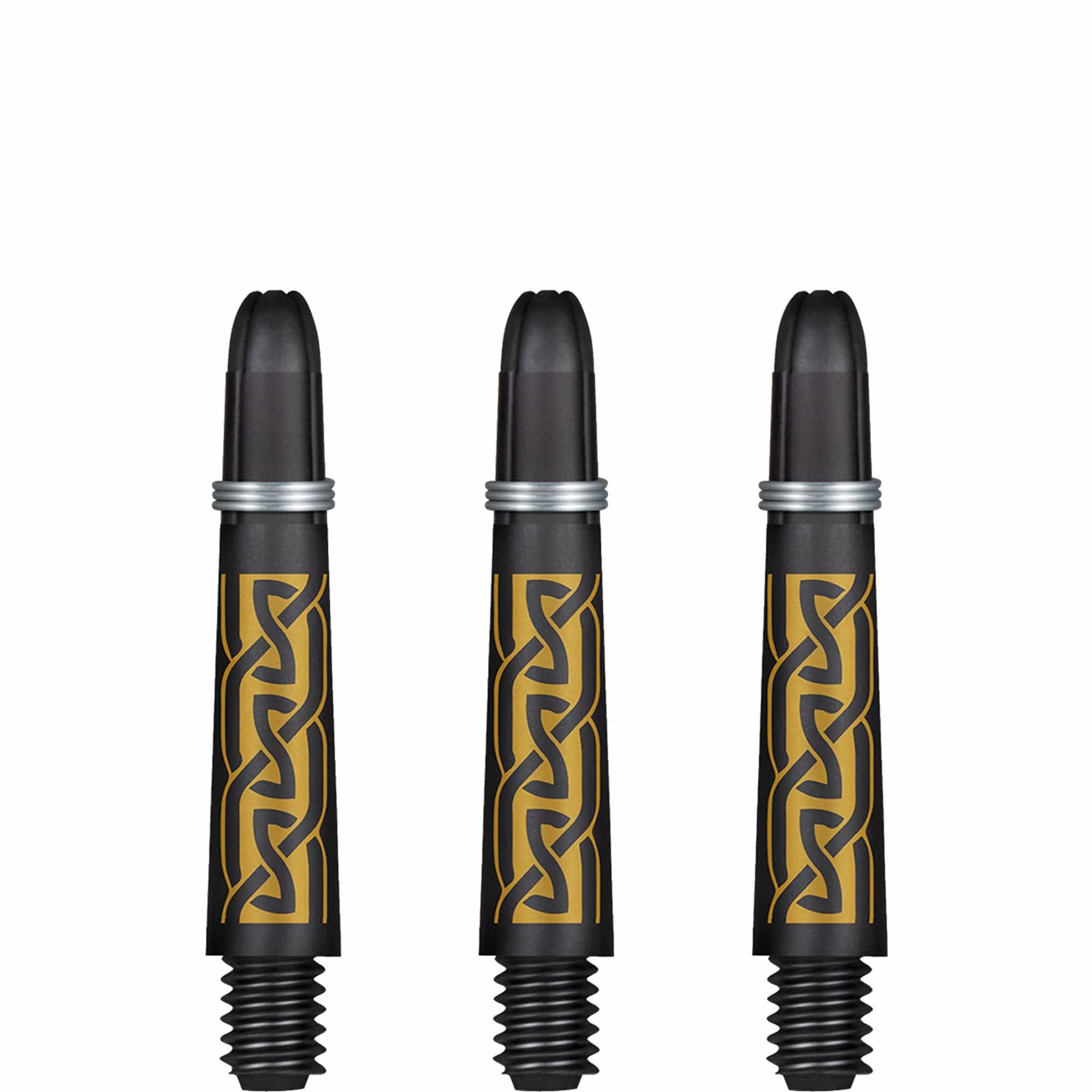 Shot Koi Carbon Dart Shafts - with Springs - Pakati Gold - Image 3