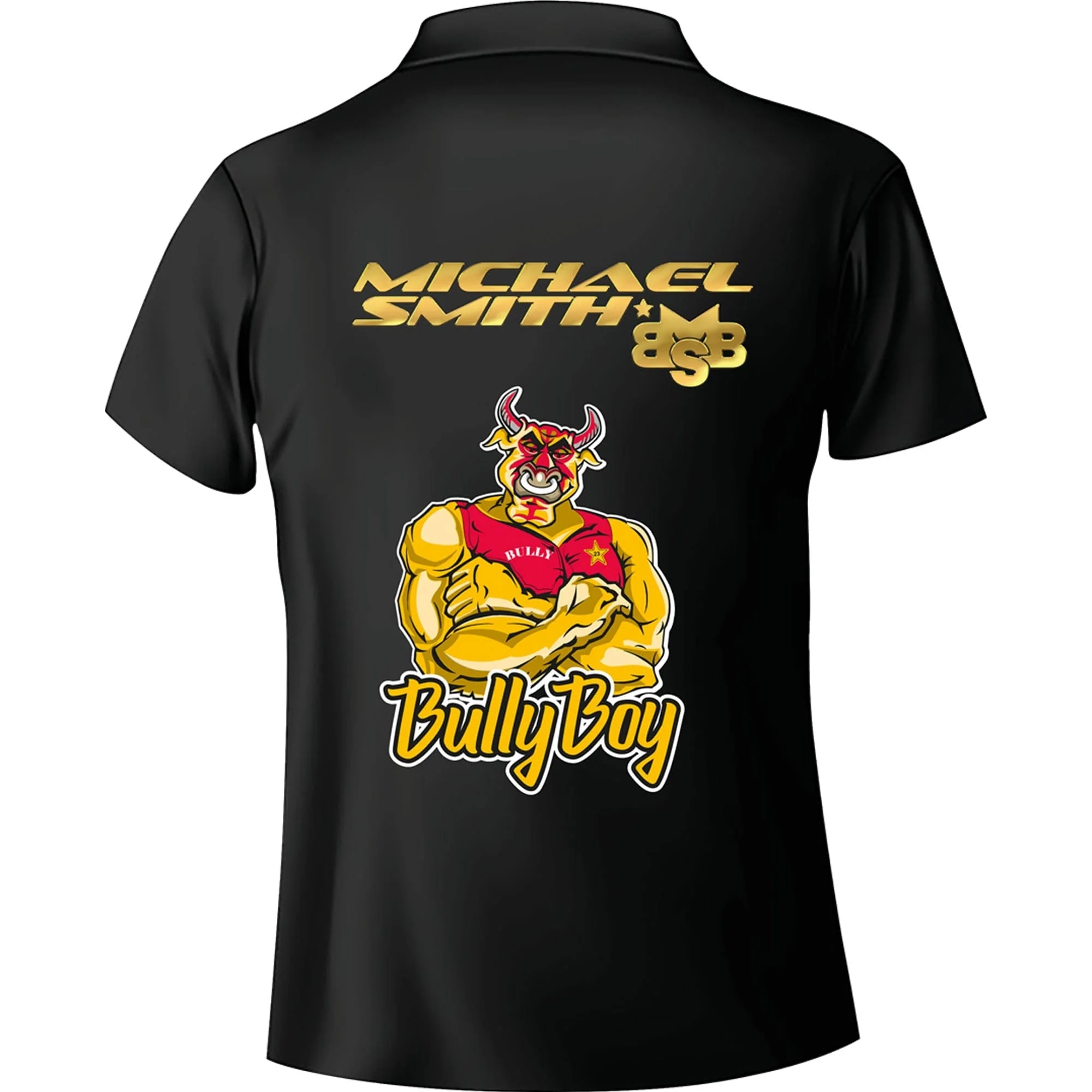 Shot Michael Smith Dart Shirt - Training Kit - Bully Boy - White Strip - Image 3