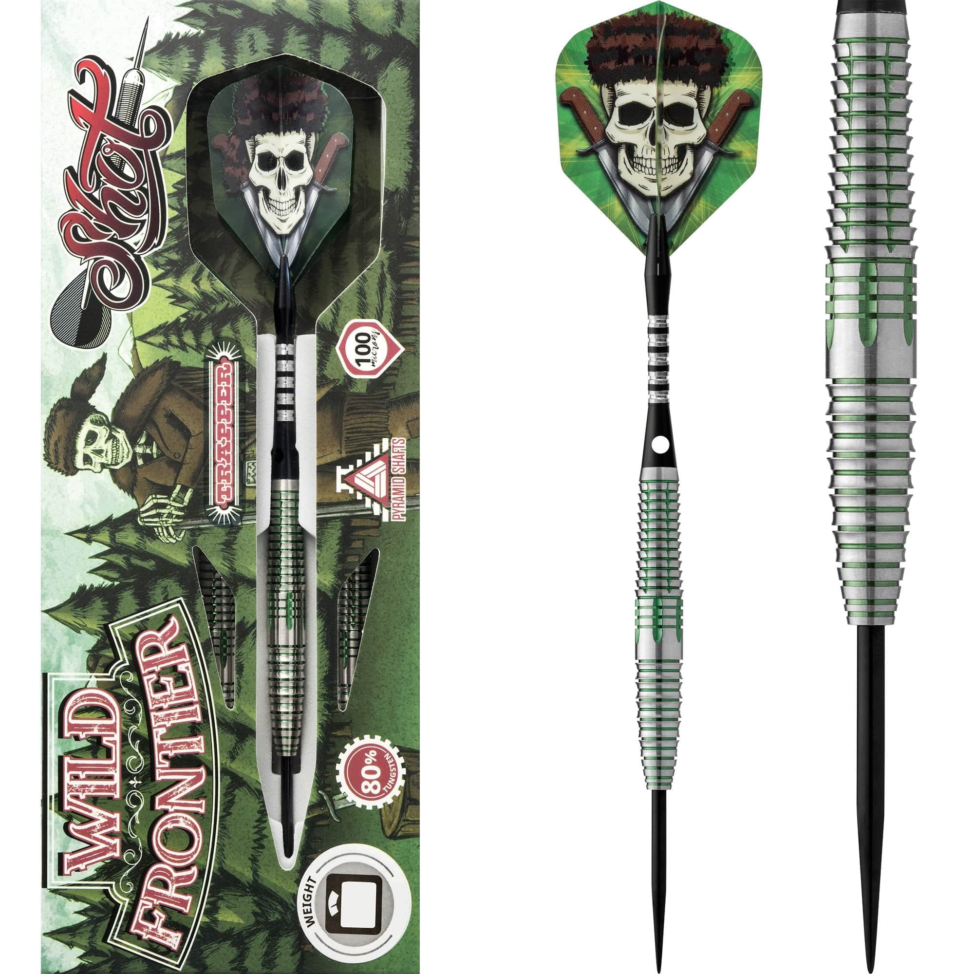 *Shot Wild Frontier Darts - Steel Tip - Trapper