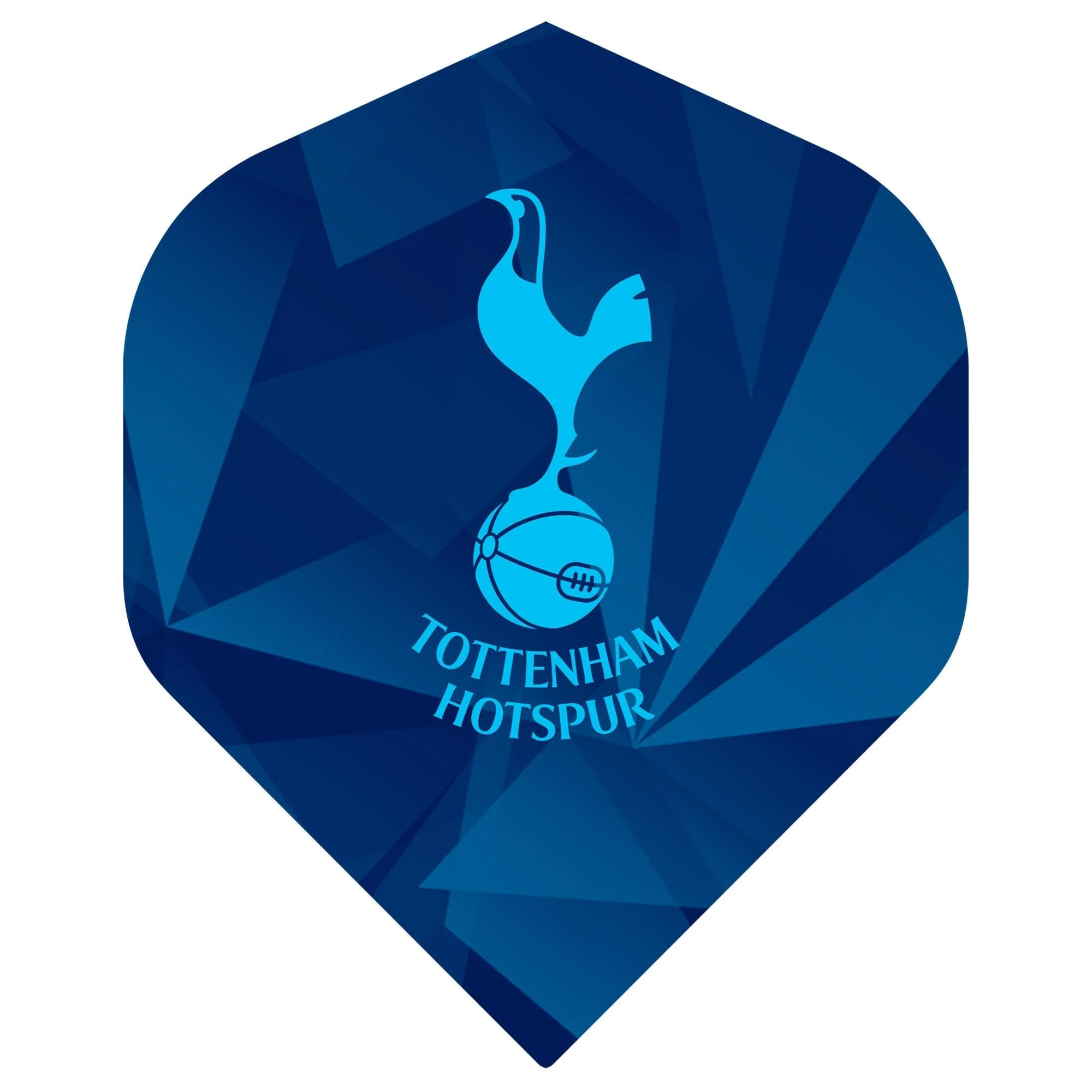 Tottenham Hotspur Dart Flights - 100 Micron - Standard No2 - F3 - Navy Shard - Sky Blue Crest - Image 2