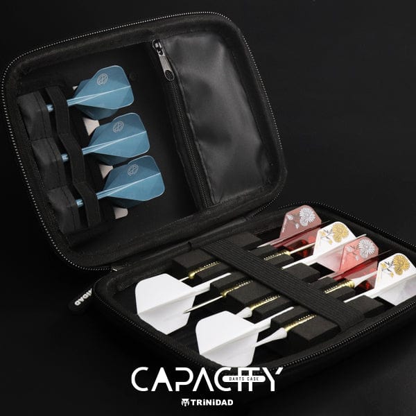 Trinidad Capacity Darts Case - Large - Holds 2 full sets - Black - Image 2