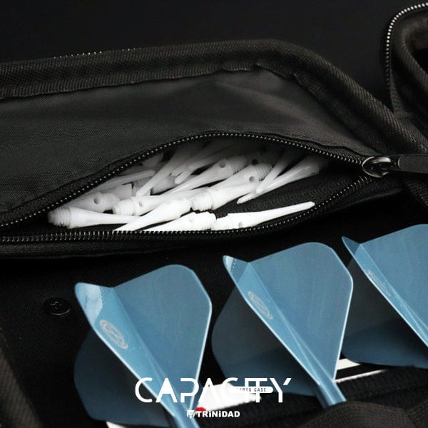 Trinidad Capacity Darts Case - Large - Holds 2 full sets - Black - Image 3