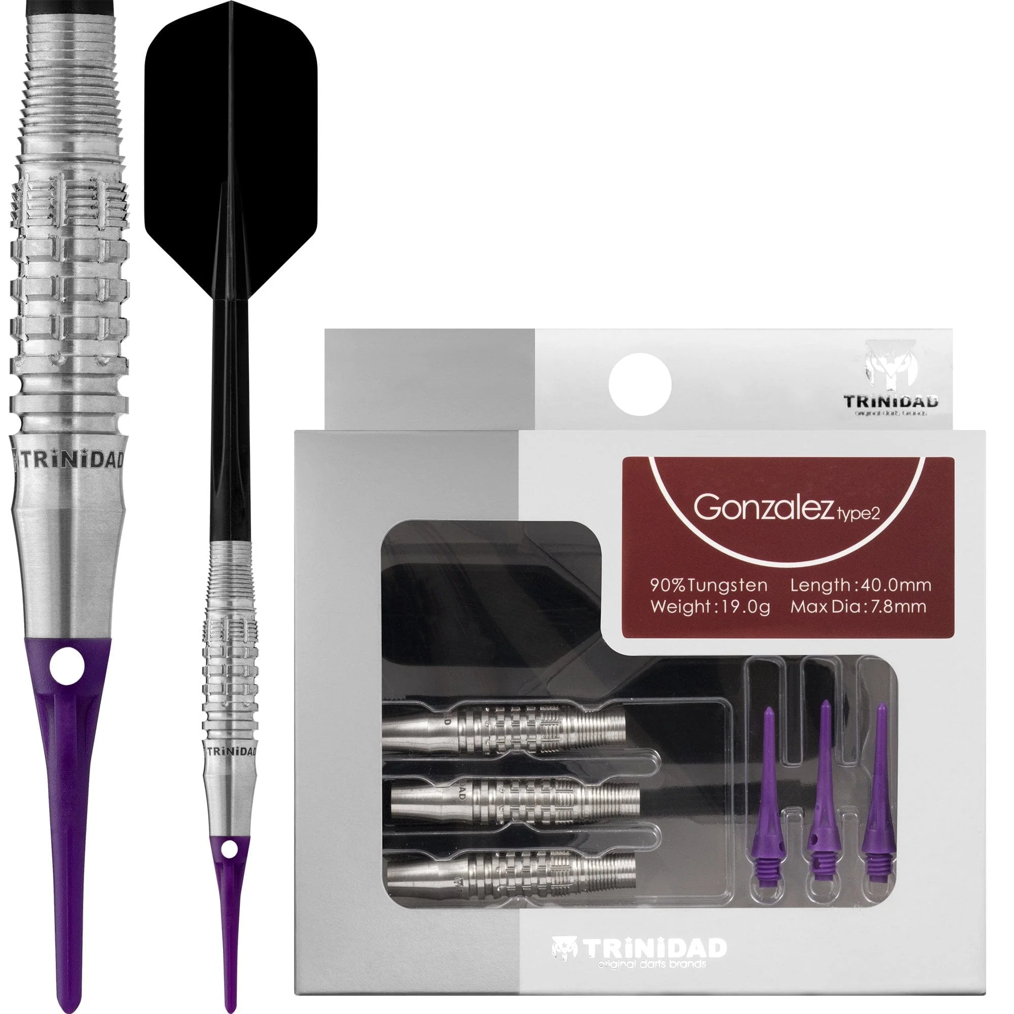 Trinidad Pro - Soft Tip Tungsten Darts - Gonzales Type2
