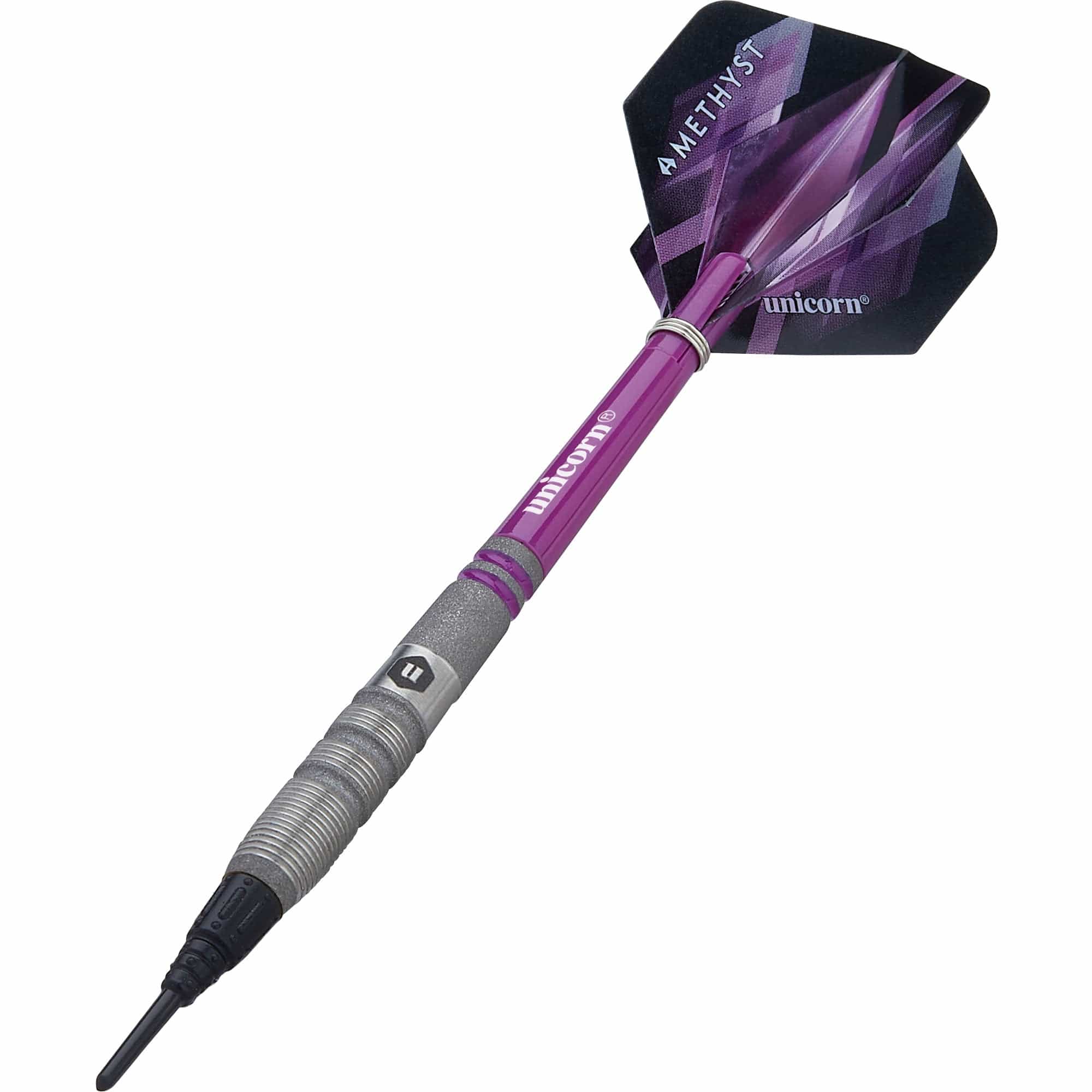 *Unicorn Amethyst Darts - Soft Tip - Utech - Style 3 - Sandblasted - Image 3