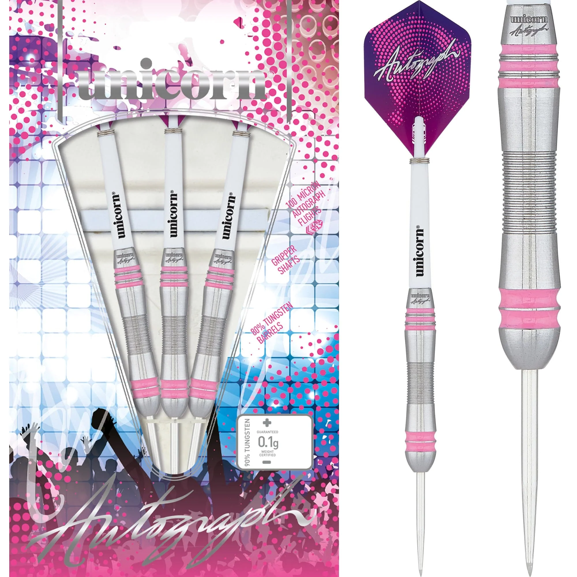 *Unicorn Autograph Darts - Style 2 - Steel Tip - Scallop