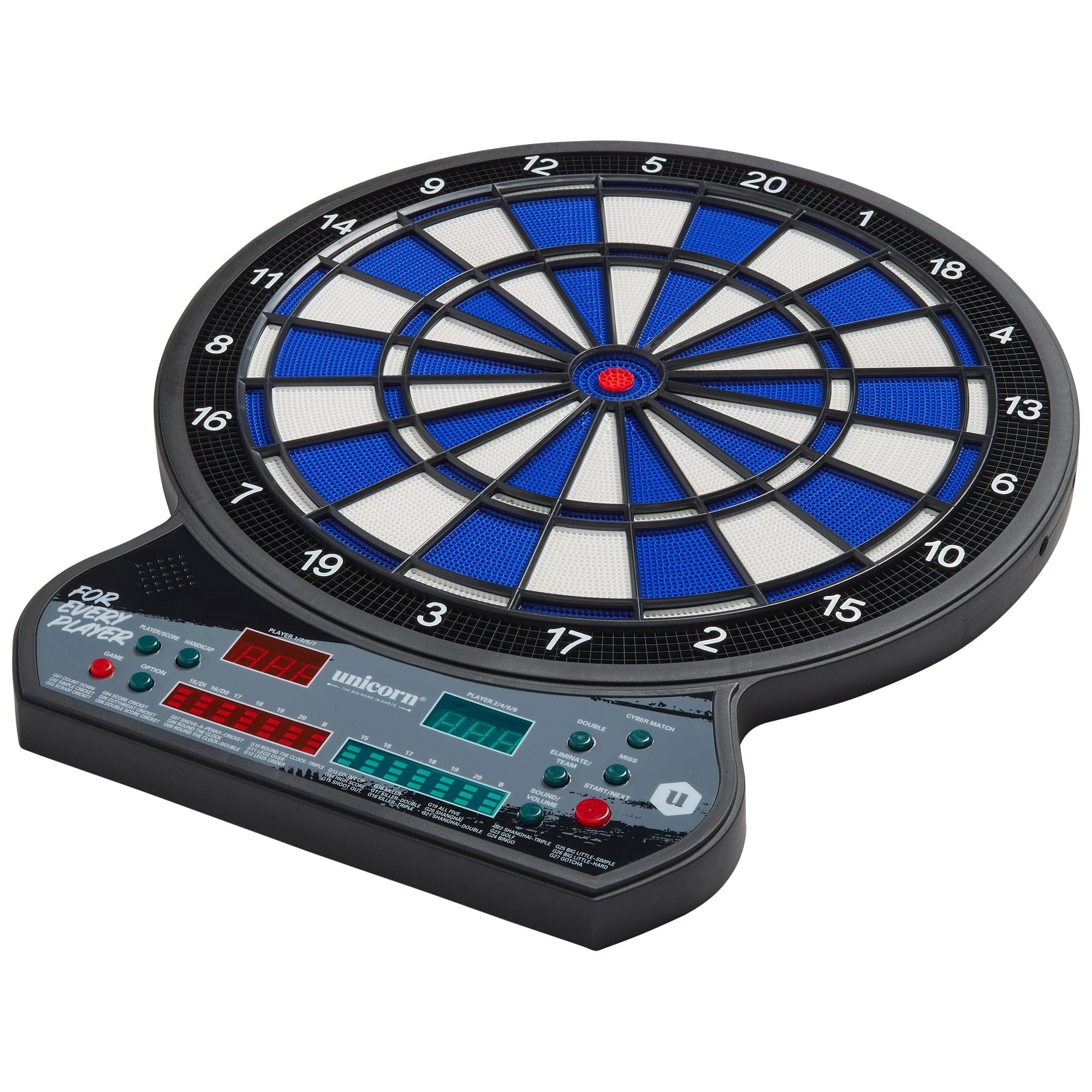 Unicorn Electronic Dartboard - Soft Tip Board with LED Display - 2 sets of darts - Image 3