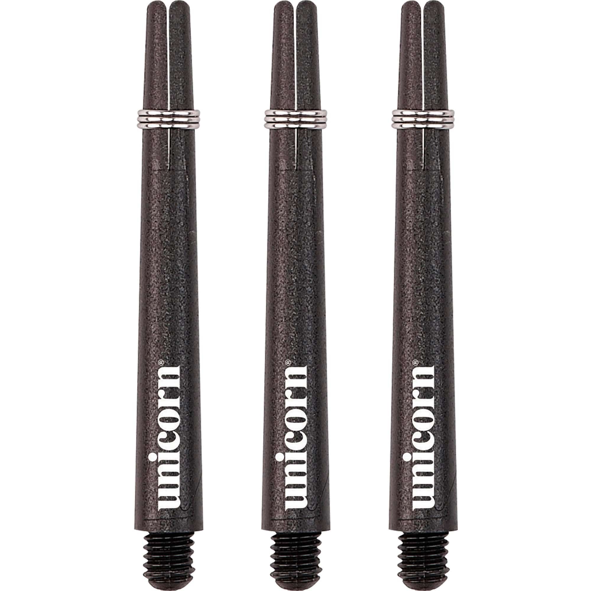 *Unicorn Gripper 3 Dart Shafts - Nylon Stems - Black - Image 2