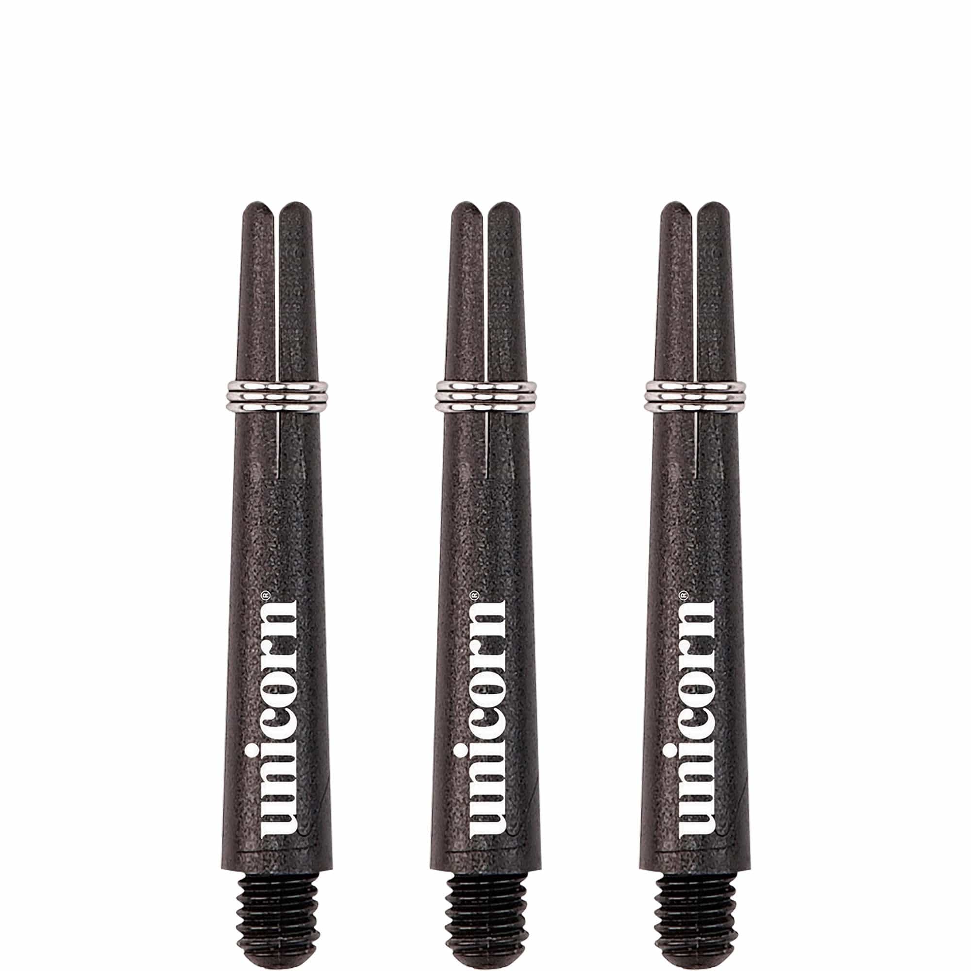 *Unicorn Gripper 3 Dart Shafts - Nylon Stems - Black - Image 3