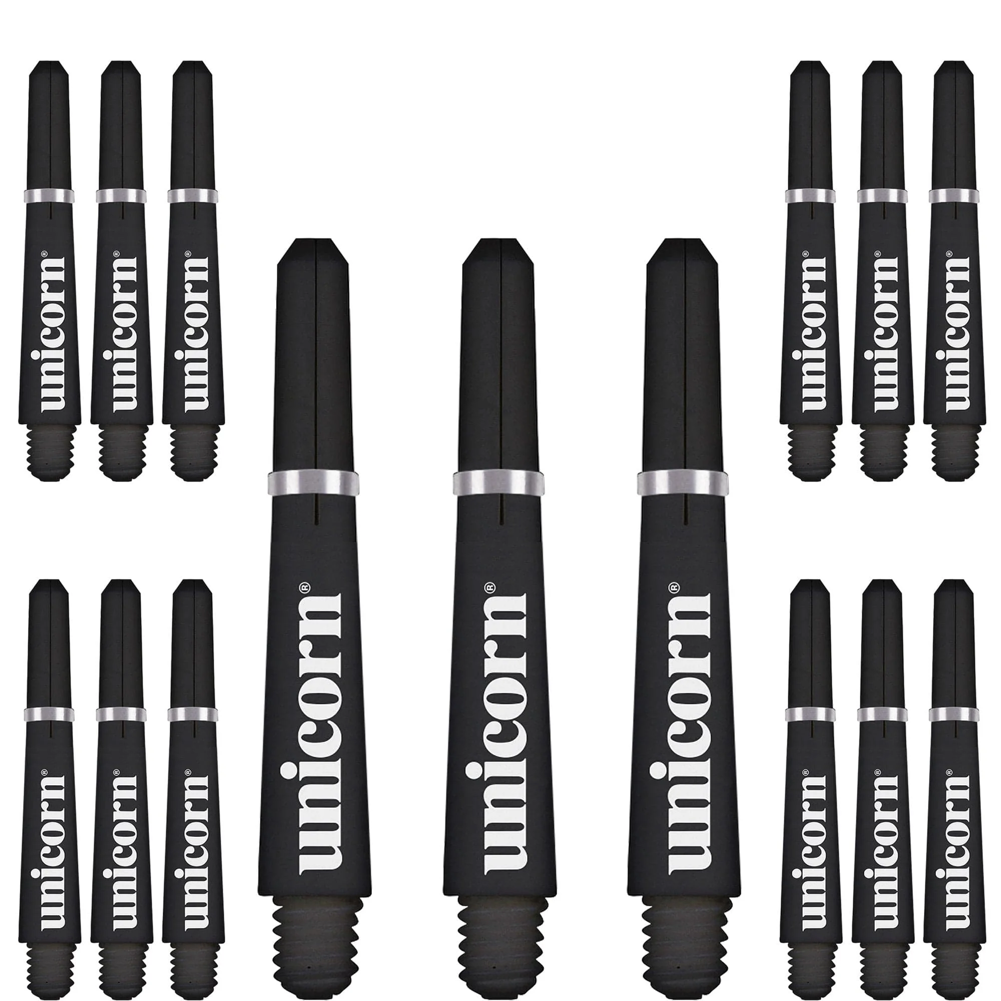 Unicorn Gripper 4 Dart Stems - Value Pack - 5 Sets - Black - Image 3