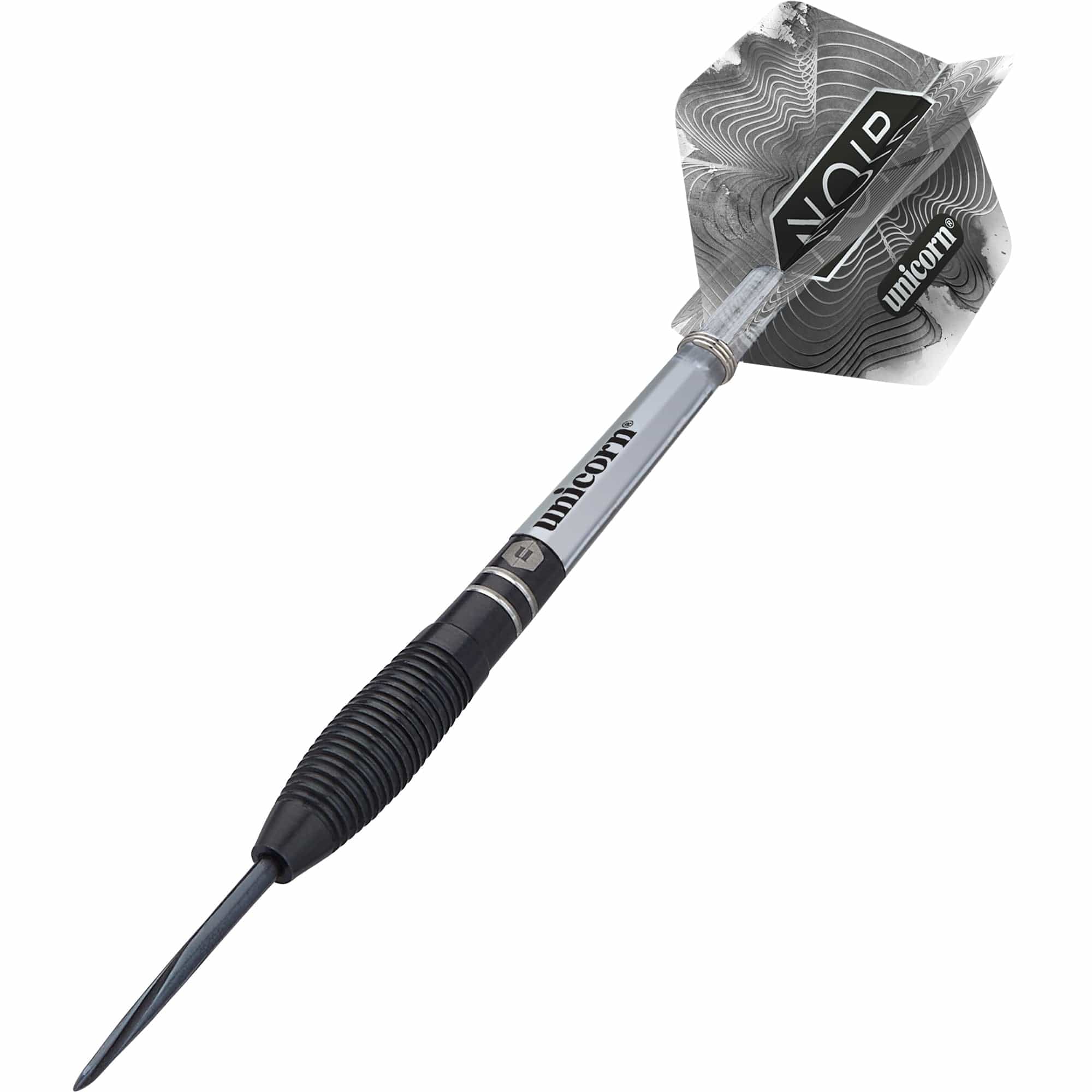 Unicorn Noir Darts - Style 1 - Steel Tip - Black - Bomb Design - Image 2