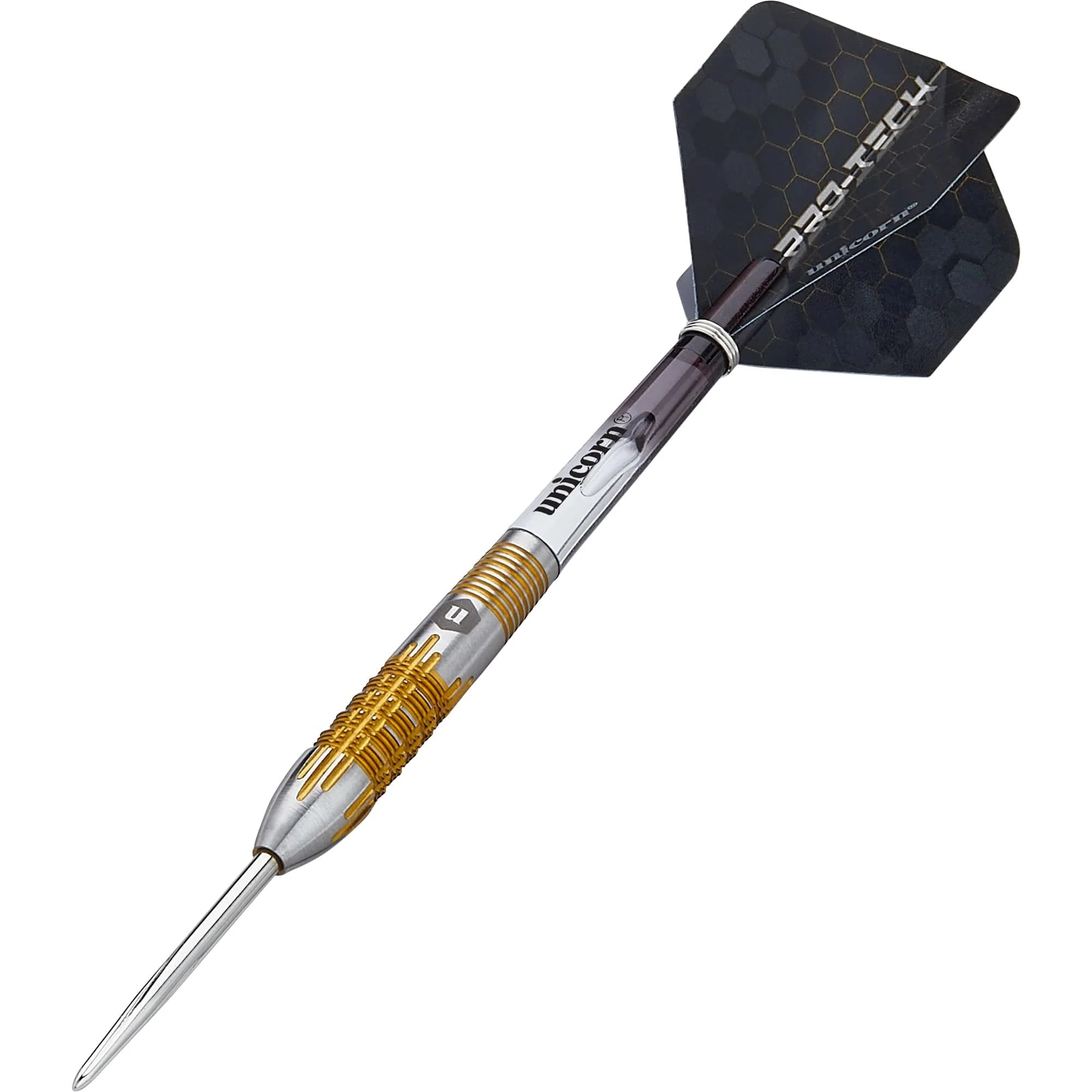 *Unicorn Protech Darts - Style 1 - Steel Tip - Gold Ring - Image 2