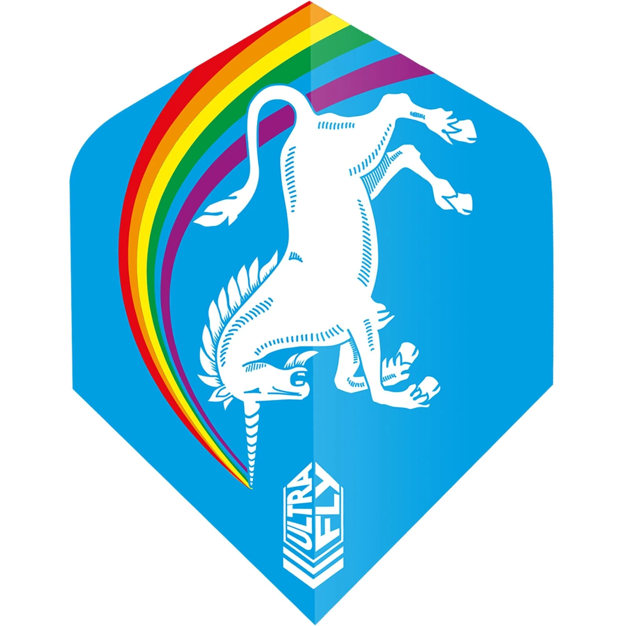 *Unicorn Ultrafly Dart Flights - 100 - Plus Std - Rainbow - Image 2