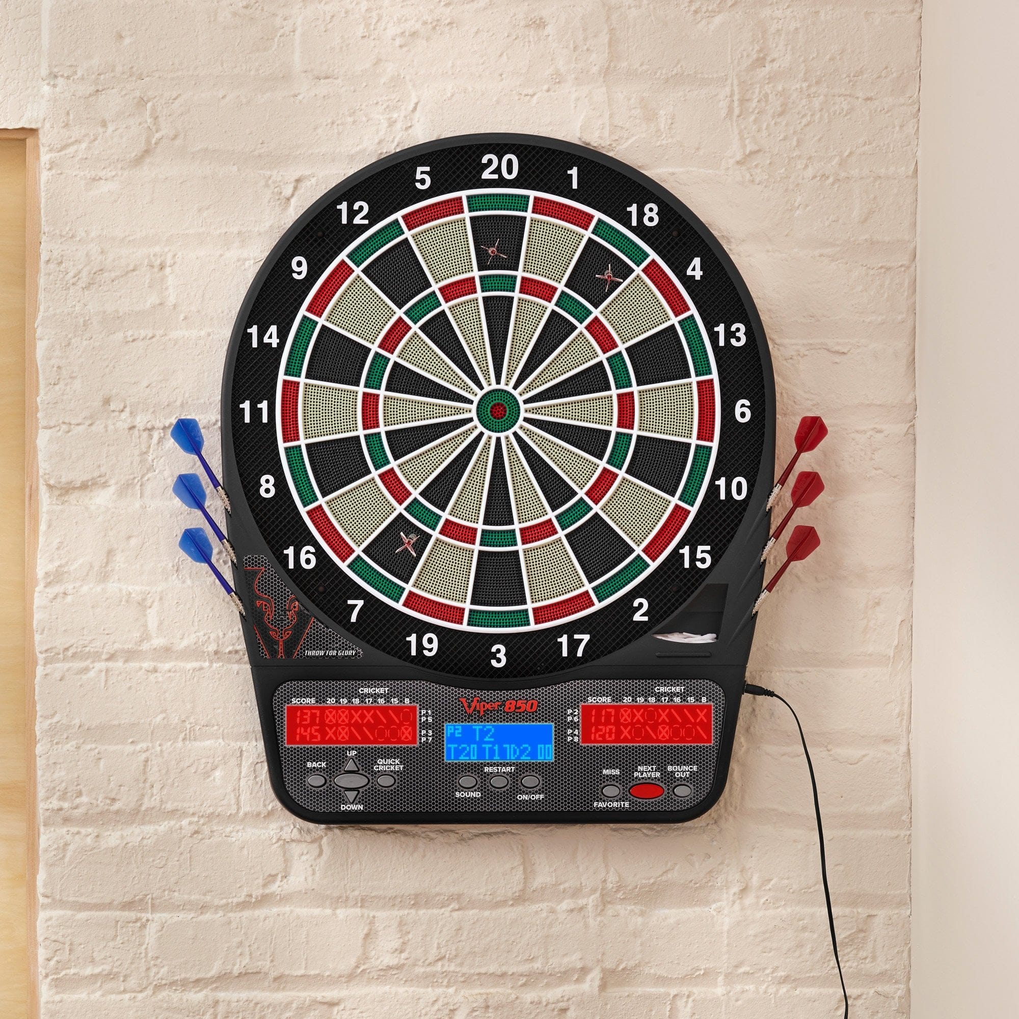 Viper 850 Electronic Dartboard - Ultra Thin Spider - Professional - Image 2