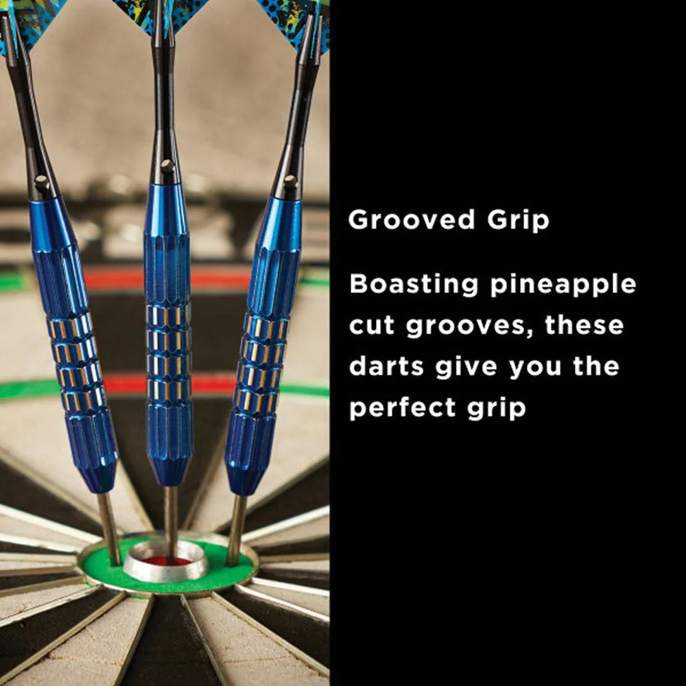 Viper Comix Darts - Steel Tip - Coated Alloy - Cut Grooves - inc Extras - Blue - Image 7