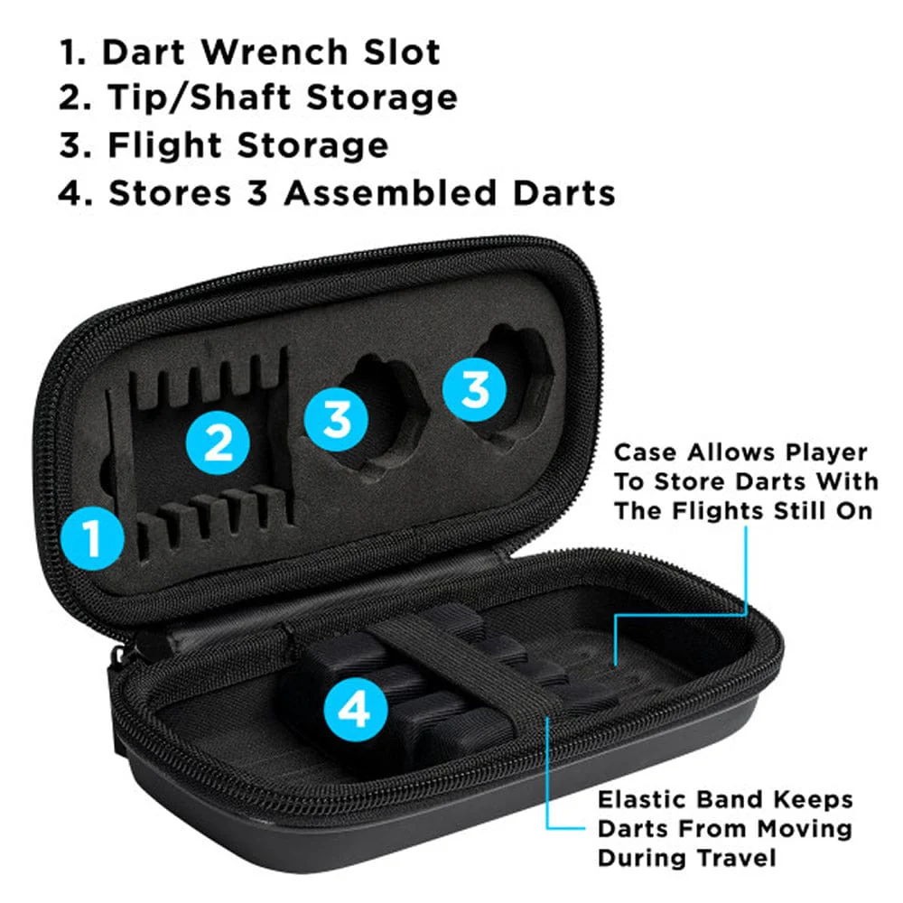 Viper Desperado Darts - Soft Tip - 80% - inc Extras - D3 - Twin-Knurl - Black - Image 4