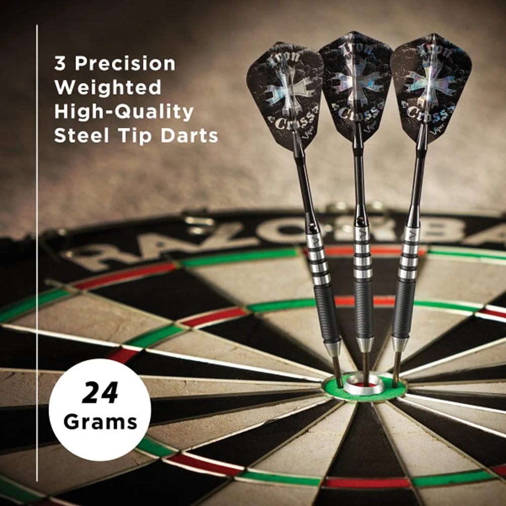 Viper Desperado Darts - Steel Tip - 80% - inc Extras - D1 - Micro Grip - Black - Image 5