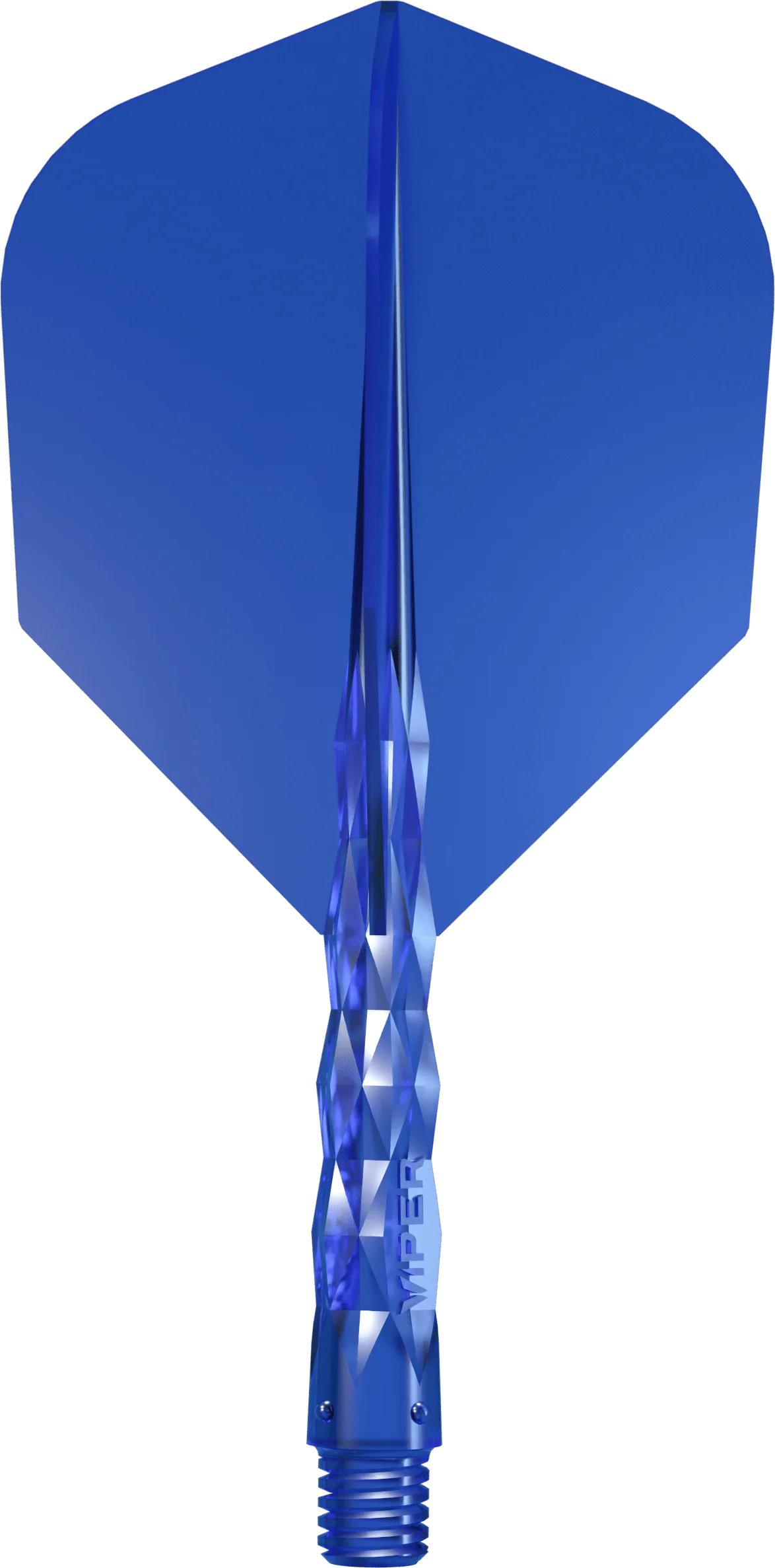 Viper Diamond Core Dart Flights - Moulded Flights & Shaft - Standard - Blue - Image 2