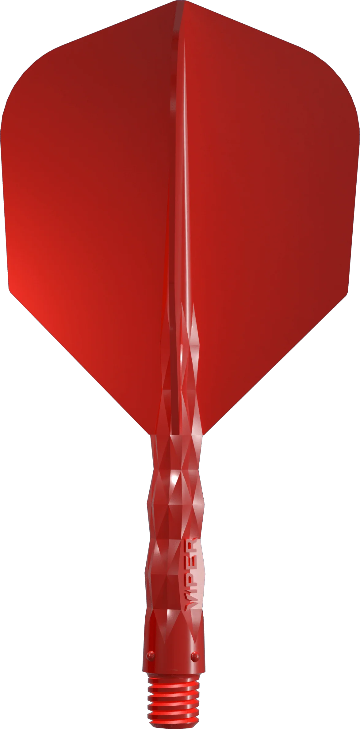 Viper Diamond Core Dart Flights - Moulded Flights & Shaft - Standard - Red - Image 2