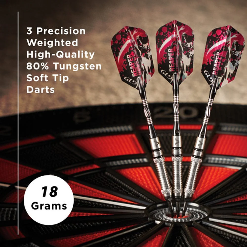 Viper Grim Reaper Darts - Soft Tip - 80% - inc Extras - G1 - Front-Scallop - Natural - Image 6