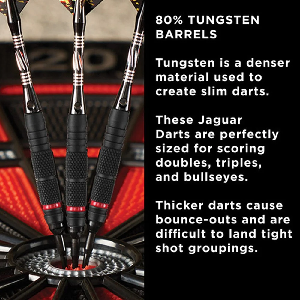 Viper Jaguar Darts - Soft Tip - 80% - inc Extras - J2 - Twin-Knurl - Black - Image 5