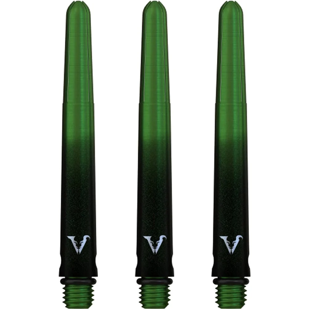 Viper Viperlock Aluminium Dart Shafts - inc O-Rings and Locking Pin - Black & Green - Image 2