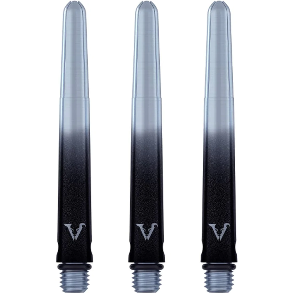 Viper Viperlock Aluminium Dart Shafts - inc O-Rings and Locking Pin - Black & Silver - Image 2