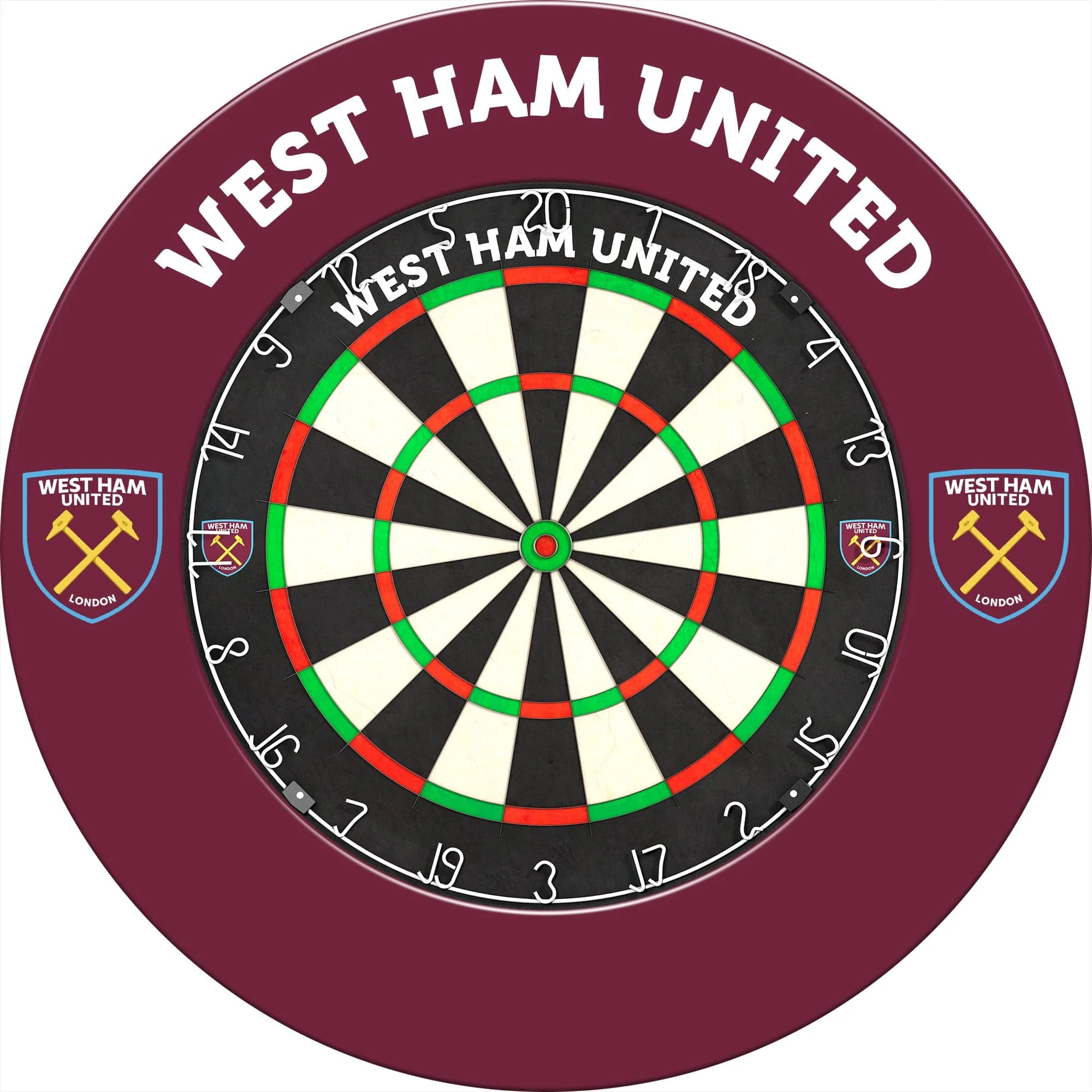 West Ham United FC - Official Licensed - Dartboard Surround - S1 - Crest - Image 3