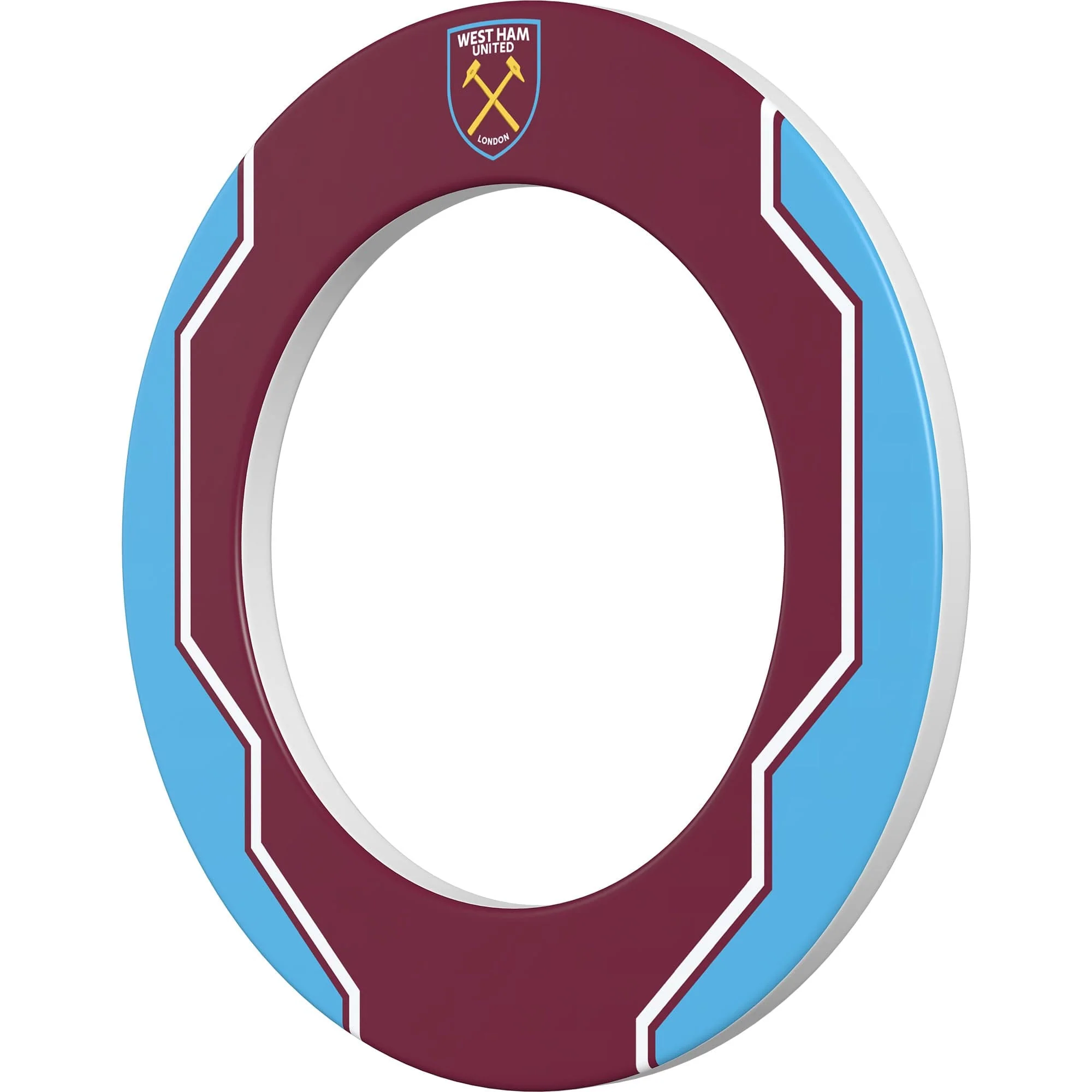 West Ham United FC - Official Licensed - Dartboard Surround - S3 - Geo - Image 2
