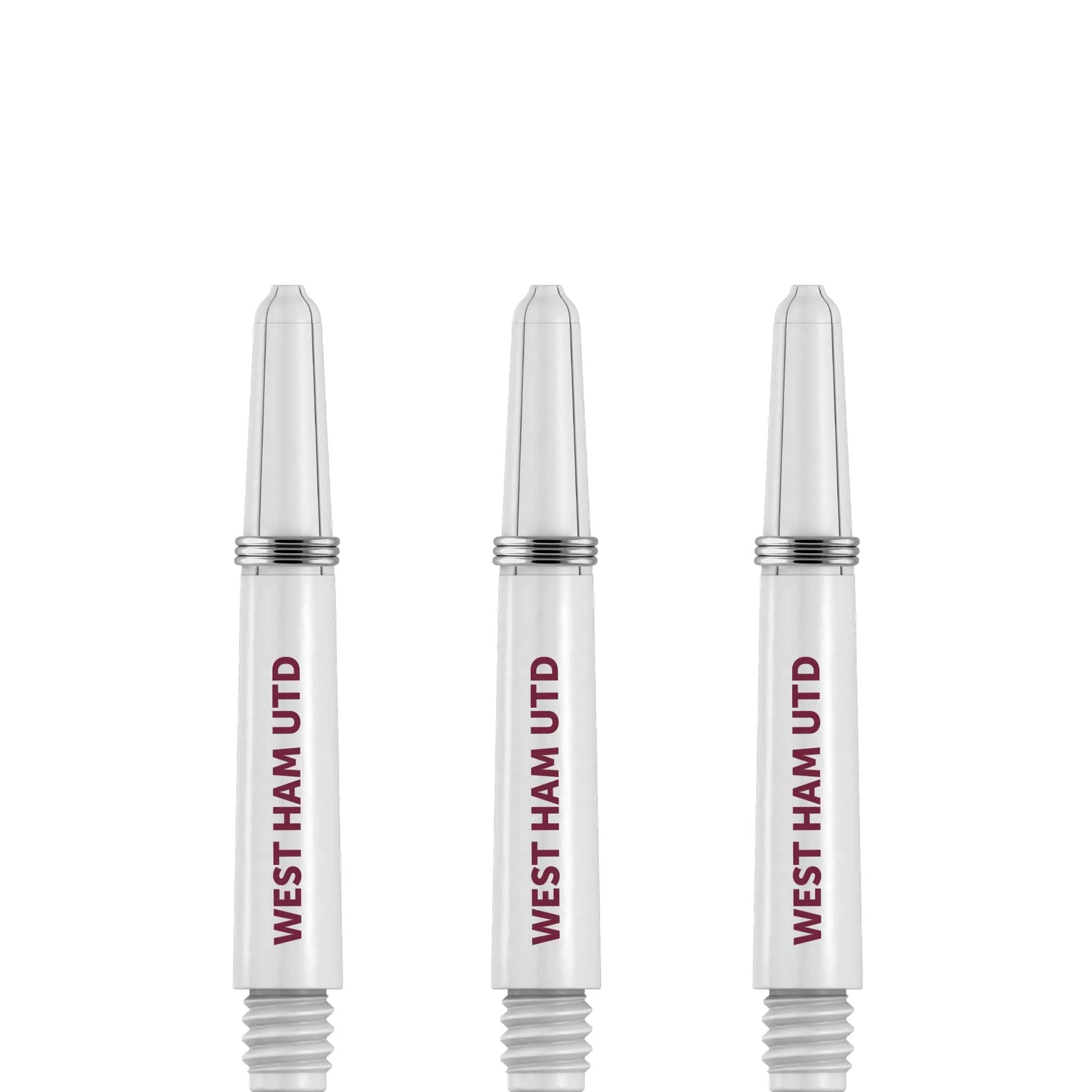 West Ham United FC - Official Licensed - Nylon Stems - Dart Shafts with Springs - White - Image 4