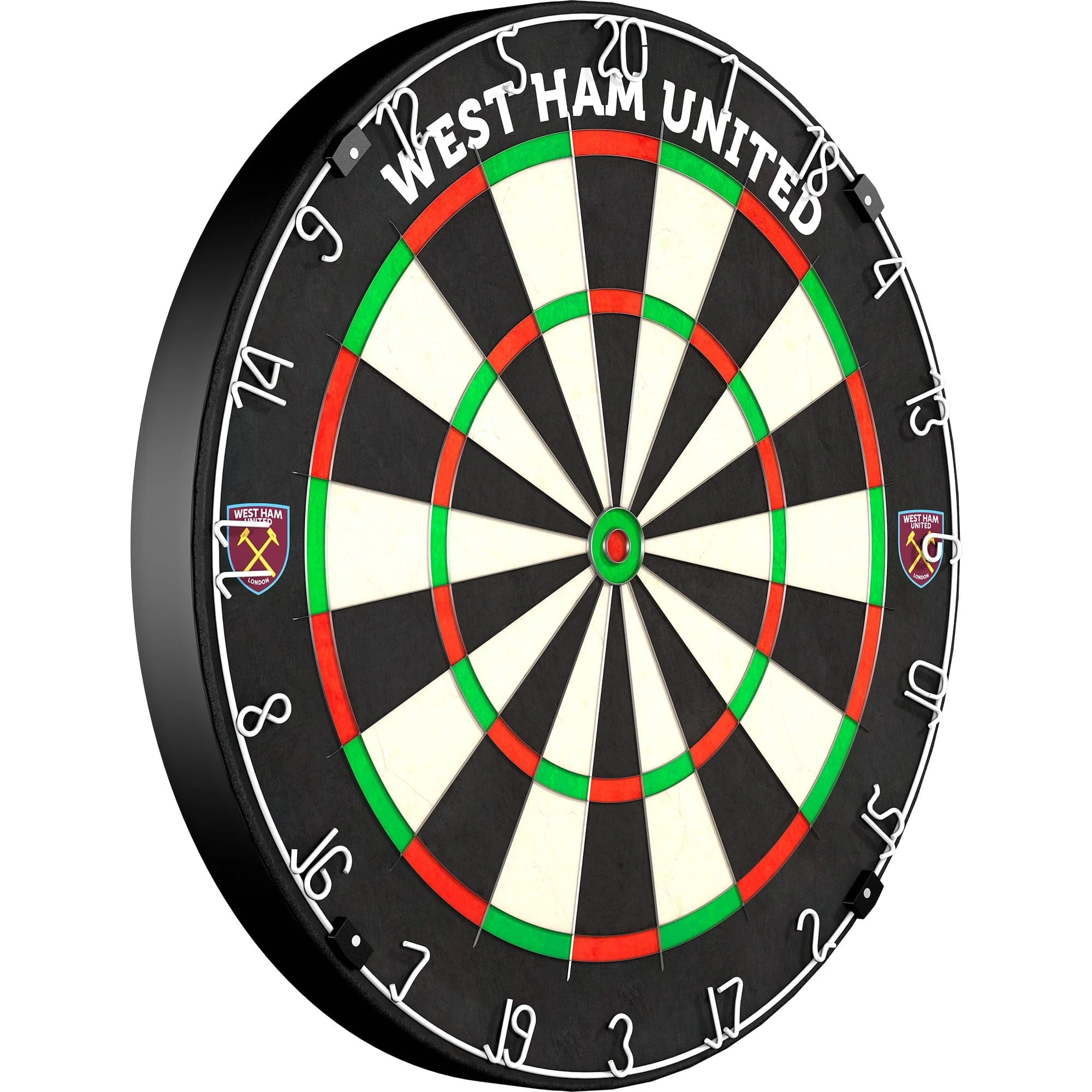 West Ham United FC - Official Licensed - Professional Dartboard - Crest and Wordmark - Image 2