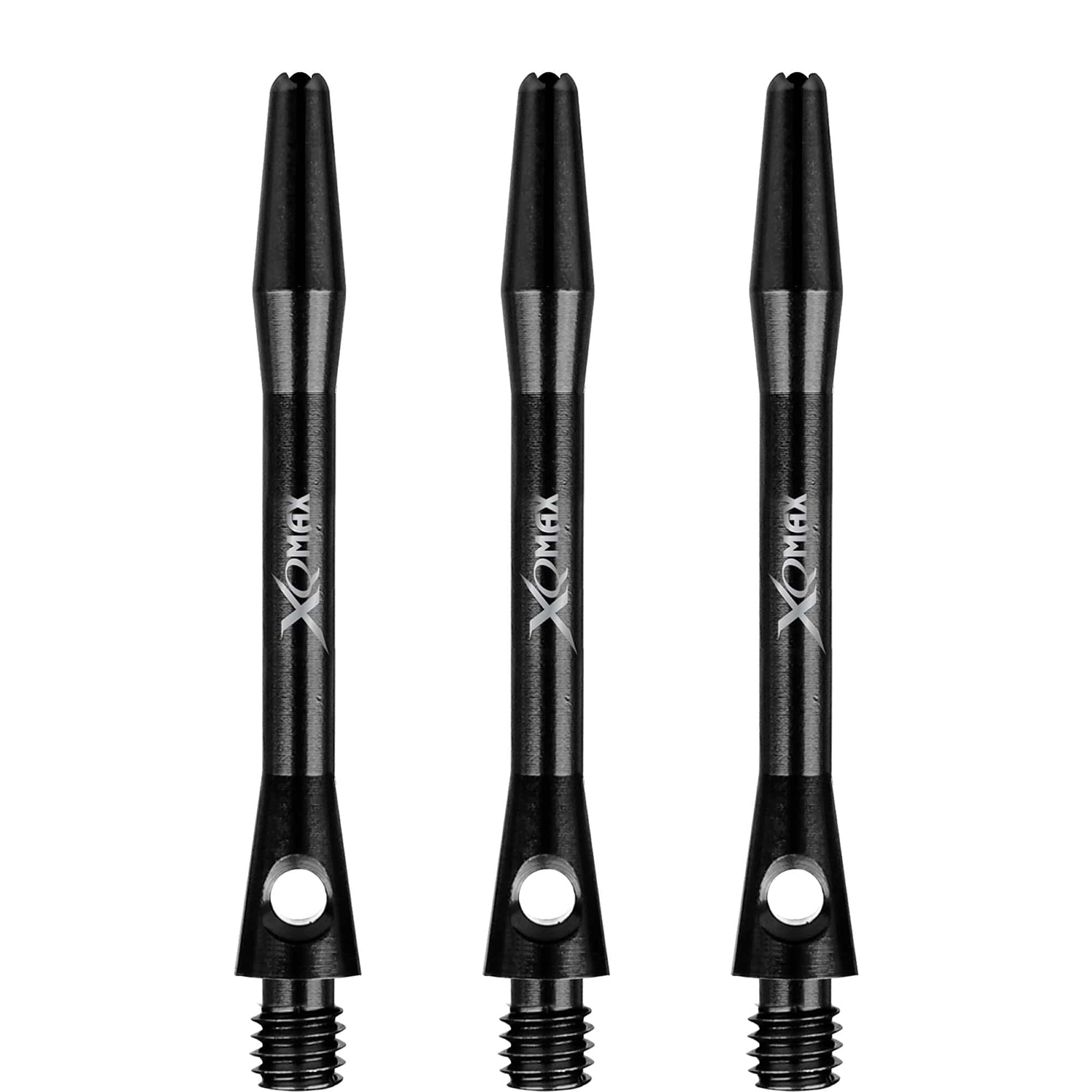 *XQMax Aluminium Dart Shafts - Metal Dart Stems - Black - Image 3