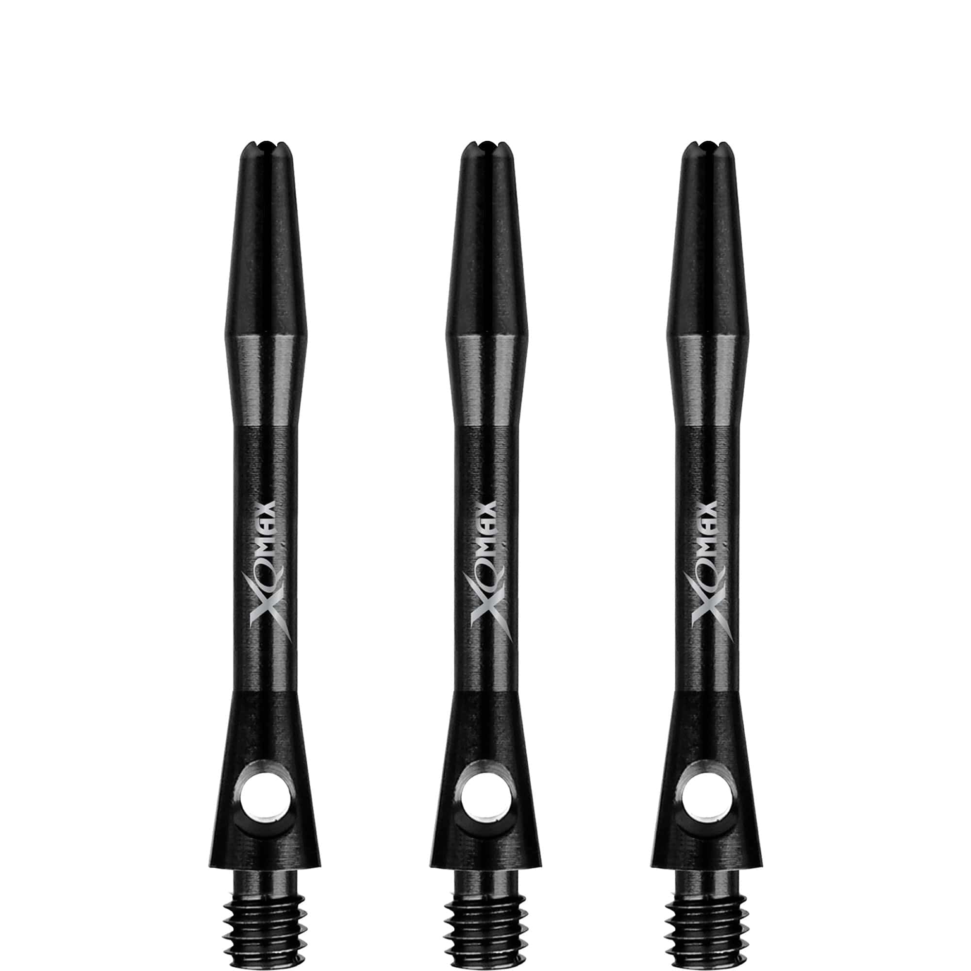 *XQMax Aluminium Dart Shafts - Metal Dart Stems - Black - Image 4